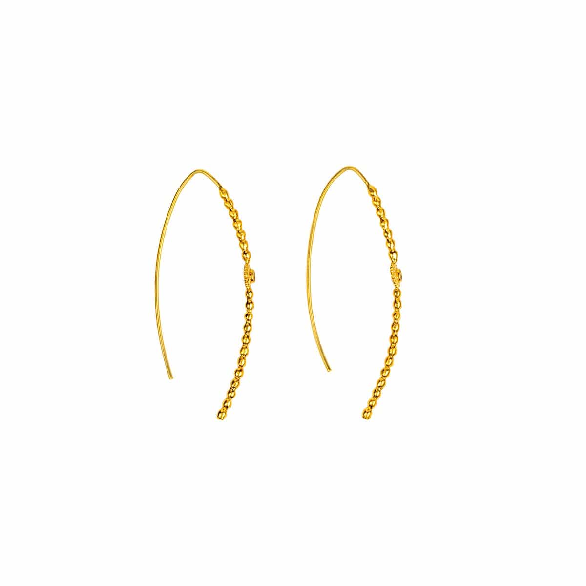 Divine Protection - Evil Eye Hoop Earrings