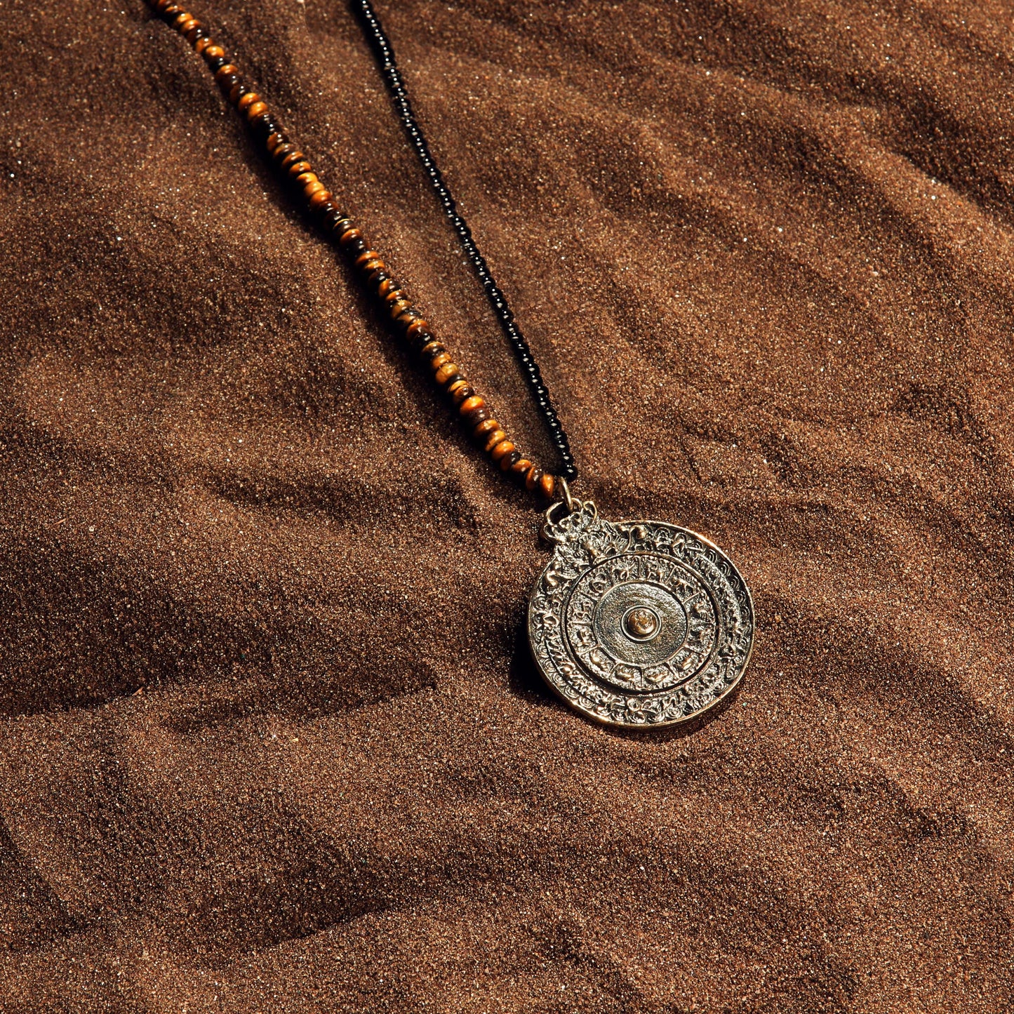 Self-Esteem Booster - Tiger's Eye Onyx Zodiac Necklace