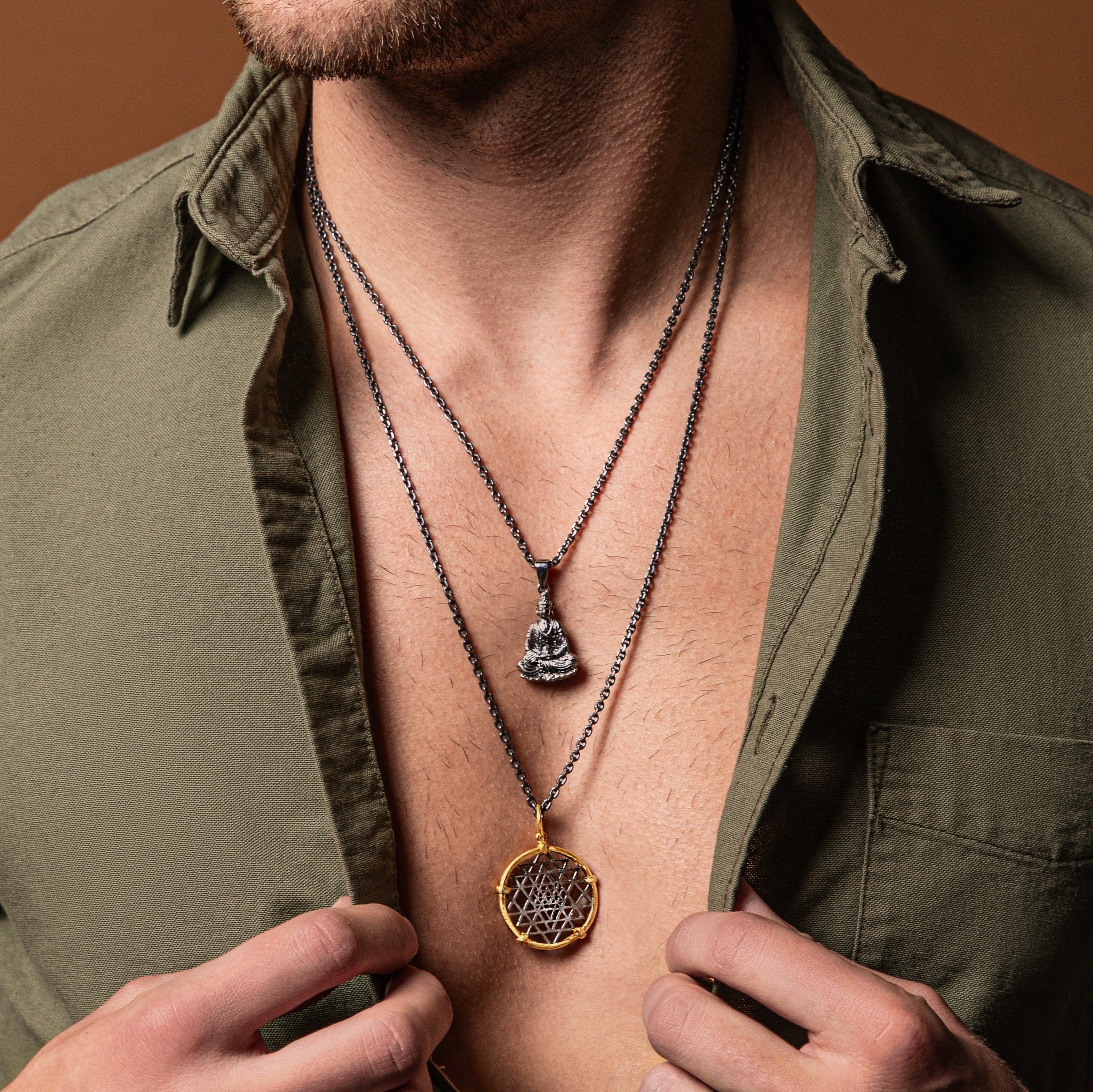 Spiritual Abundance - Sri Yantra Pendant Necklace