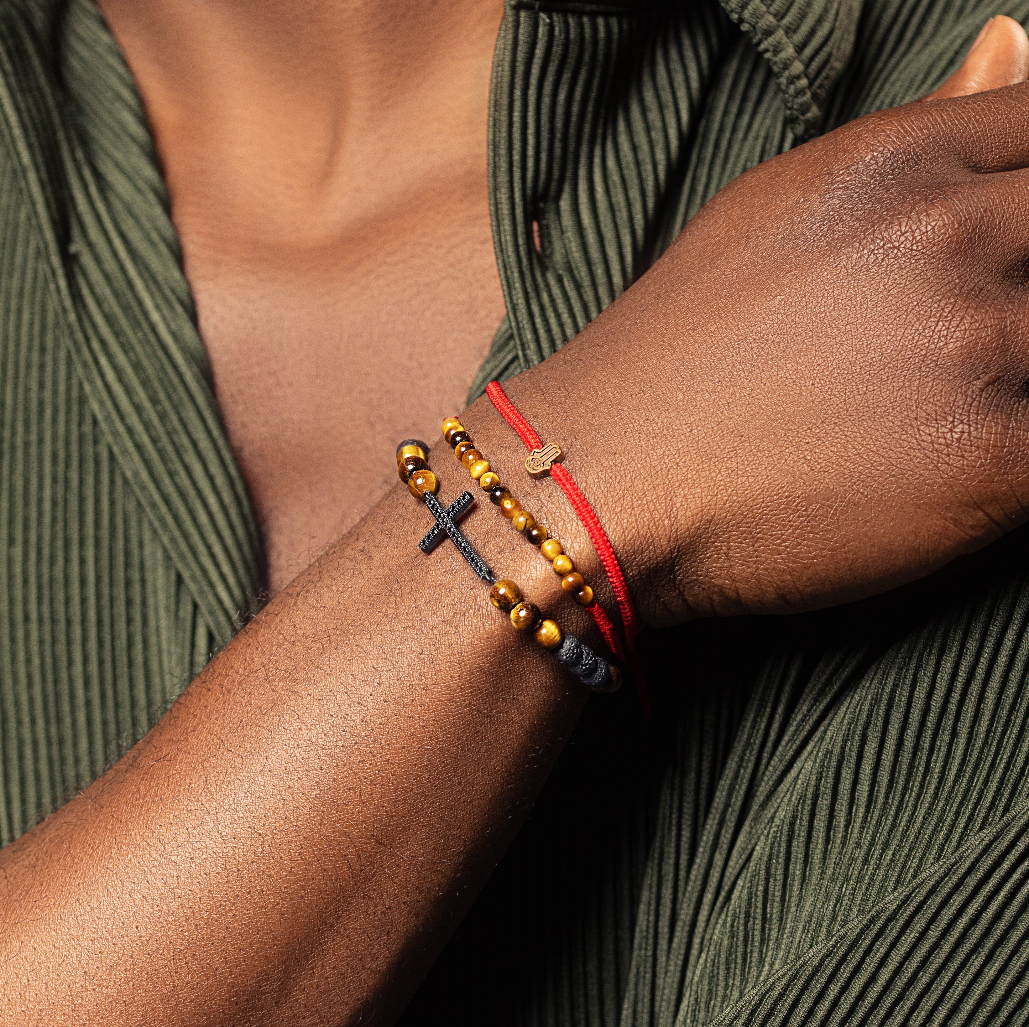 Trustworthy Source - Lava Cross Bracelet