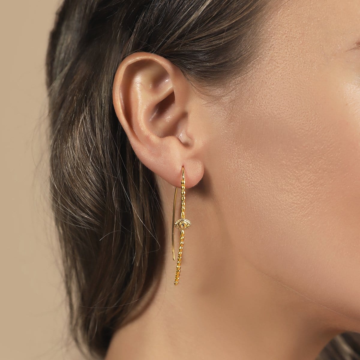 Divine Protection - Evil Eye Hoop Earrings