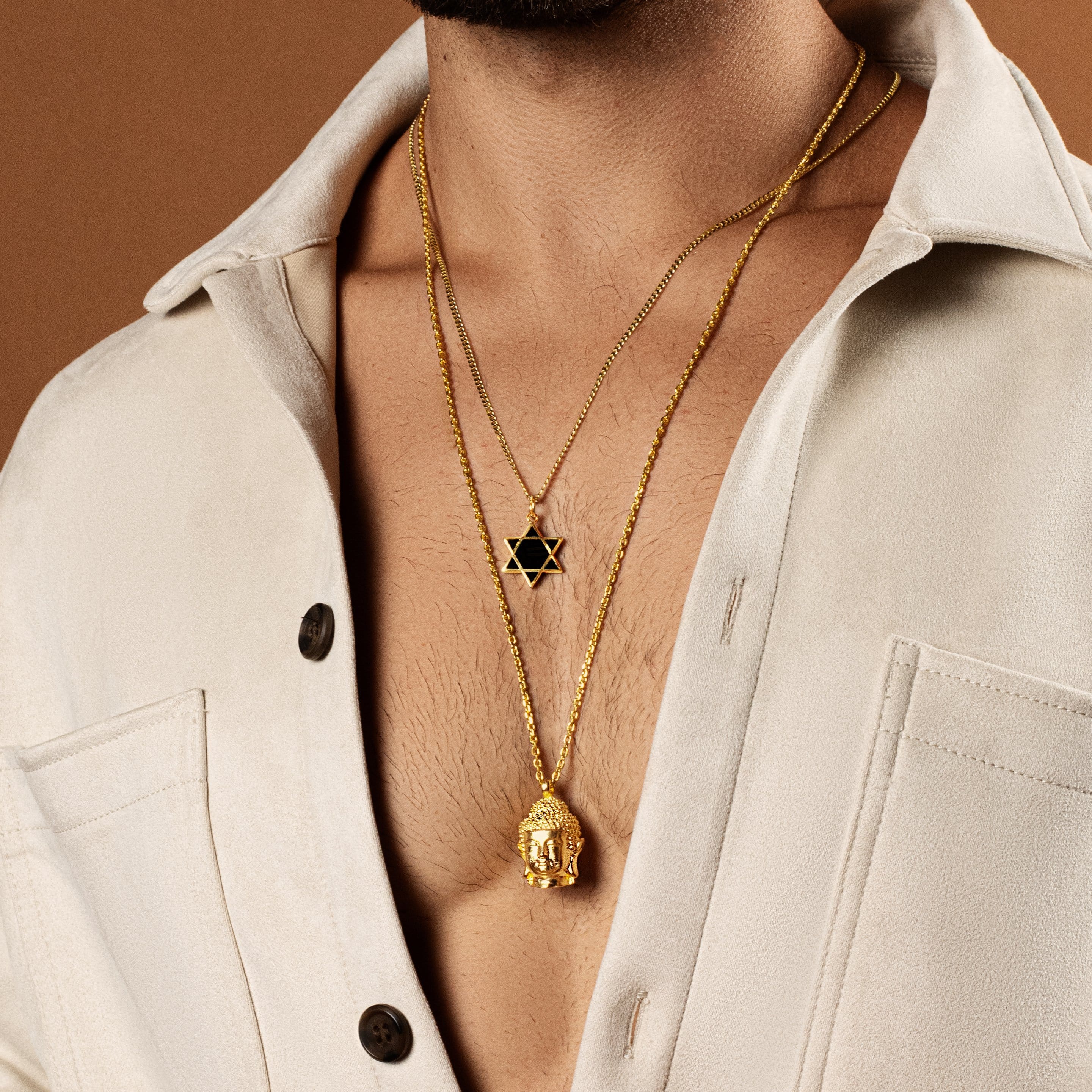 Grounded in Hope - Black Onyx Star of David Necklace