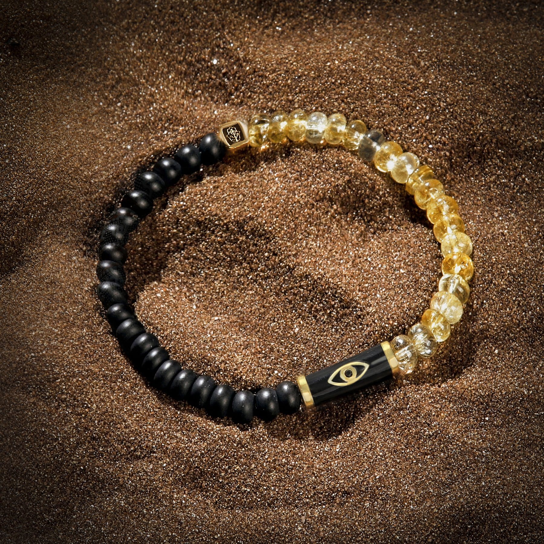 Radiant Joy - Citrine Onyx Bracelet