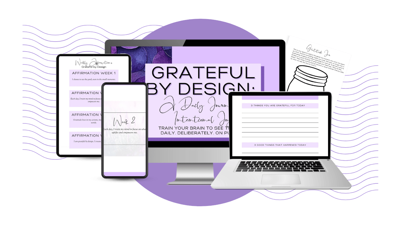 Grateful by Design: A Daily Journal for Intentional Joy