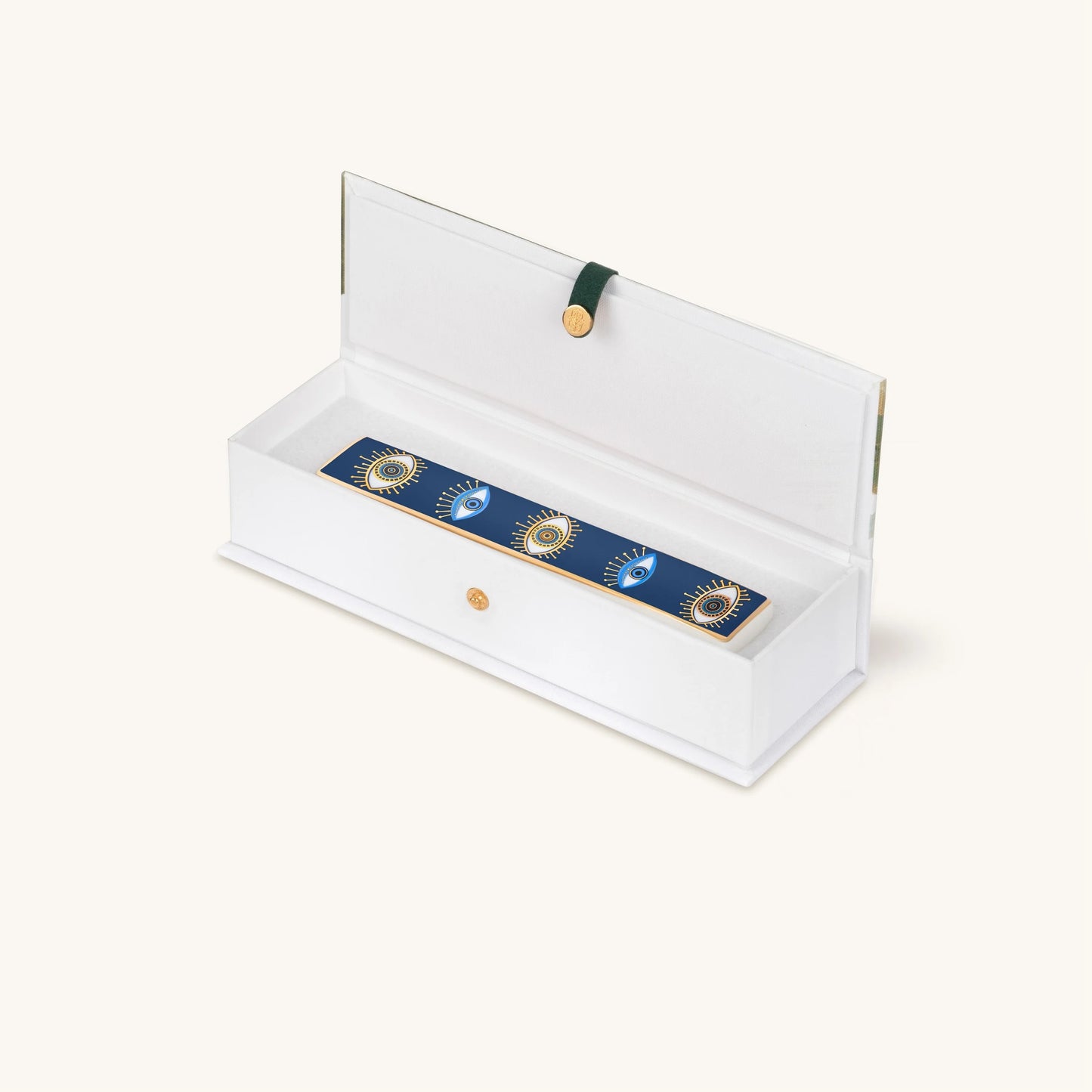 Protected Surroundings Ceramic Evil Eye Mezuzah