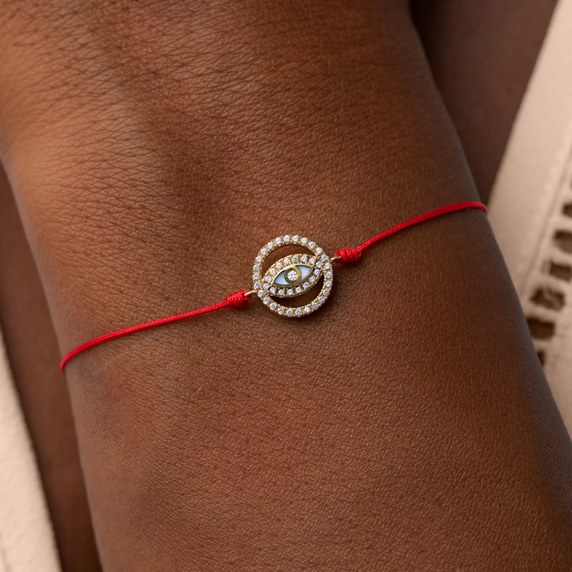 Guardian Spark Evil Eye Red String Bracelet