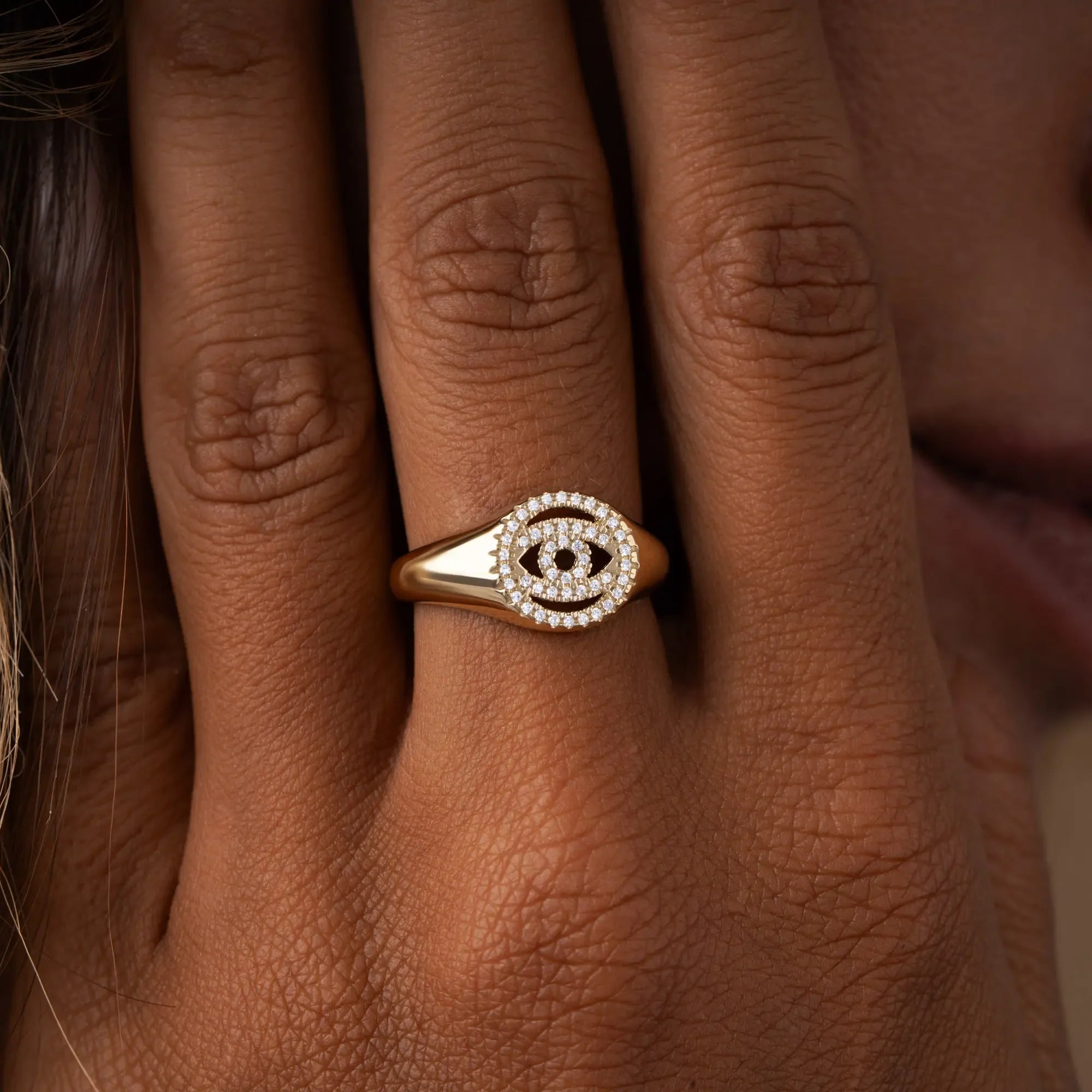 Pure Lustre Guardian Evil Eye Ring