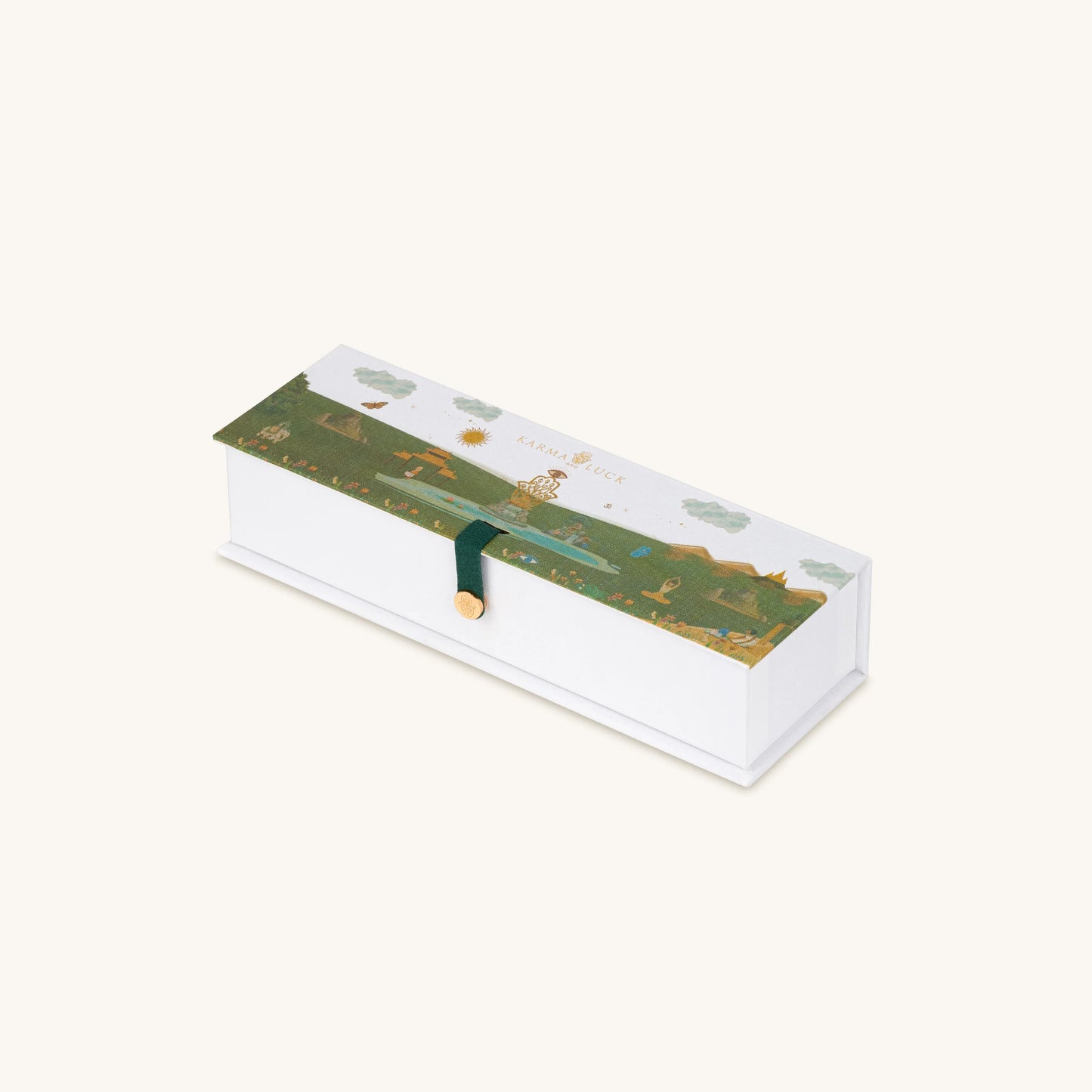 Protected Surroundings Ceramic Evil Eye Mezuzah