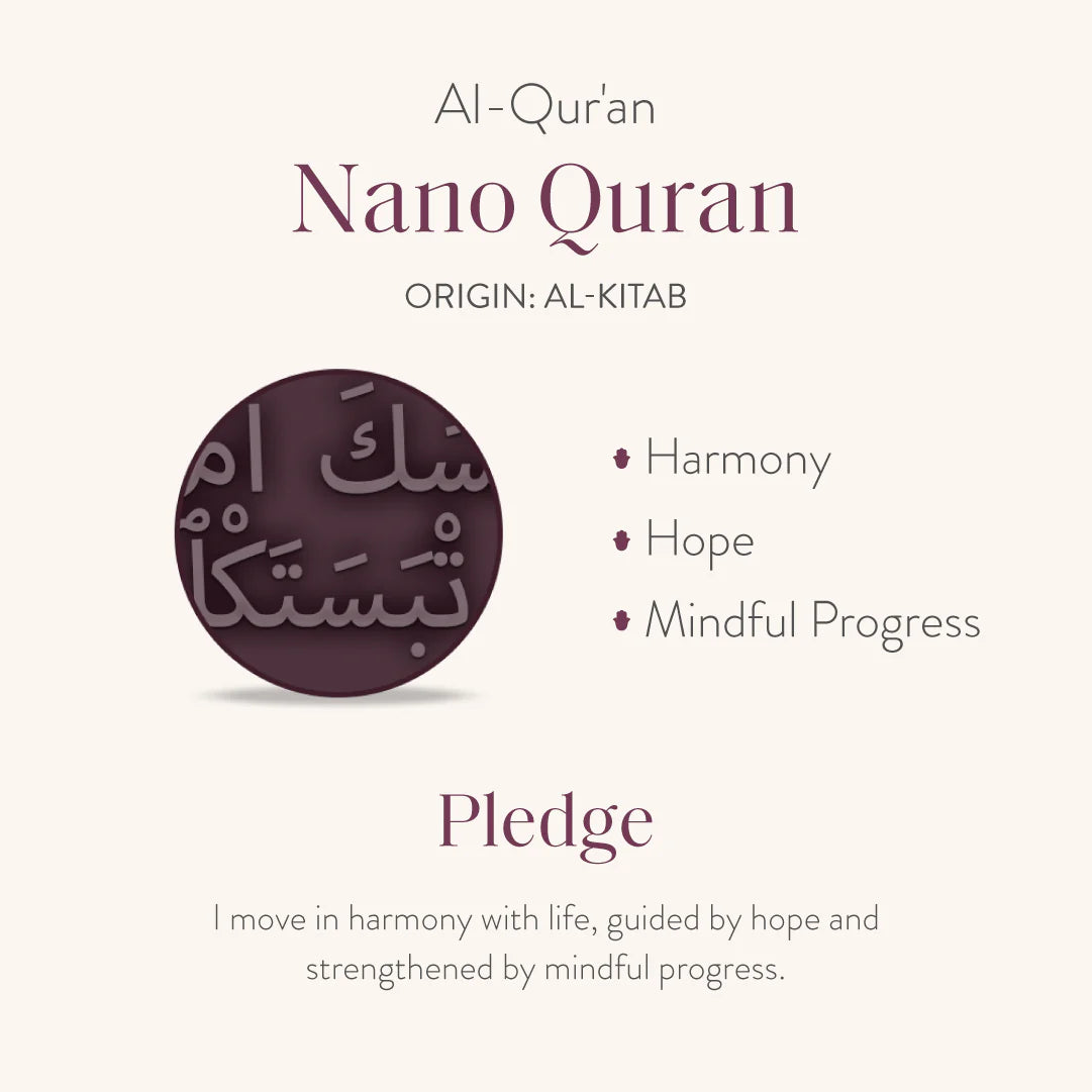Crescent and Star Quran Nano Chip Necklace