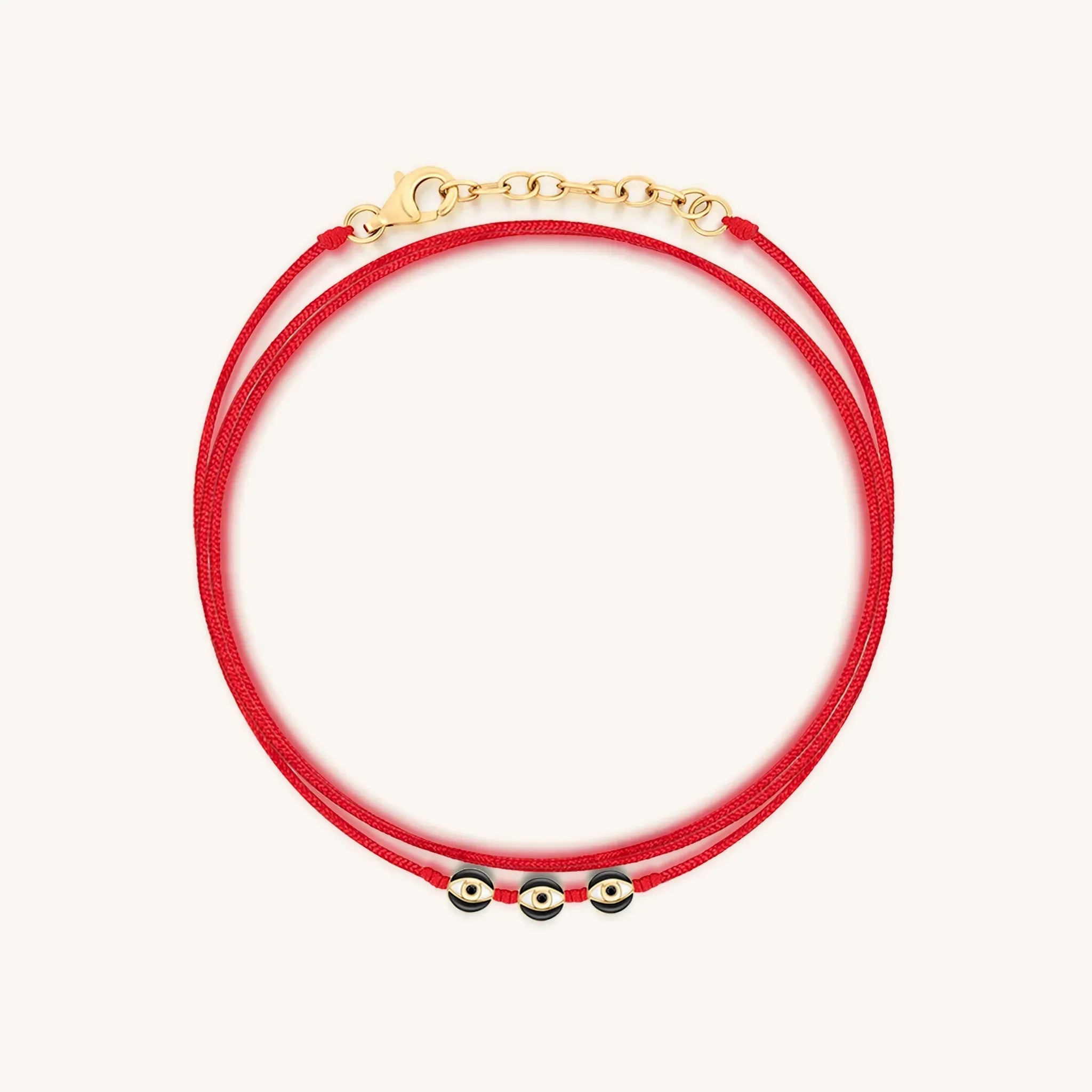 Amplified Protection - Evil Eye Red String Bracelet
