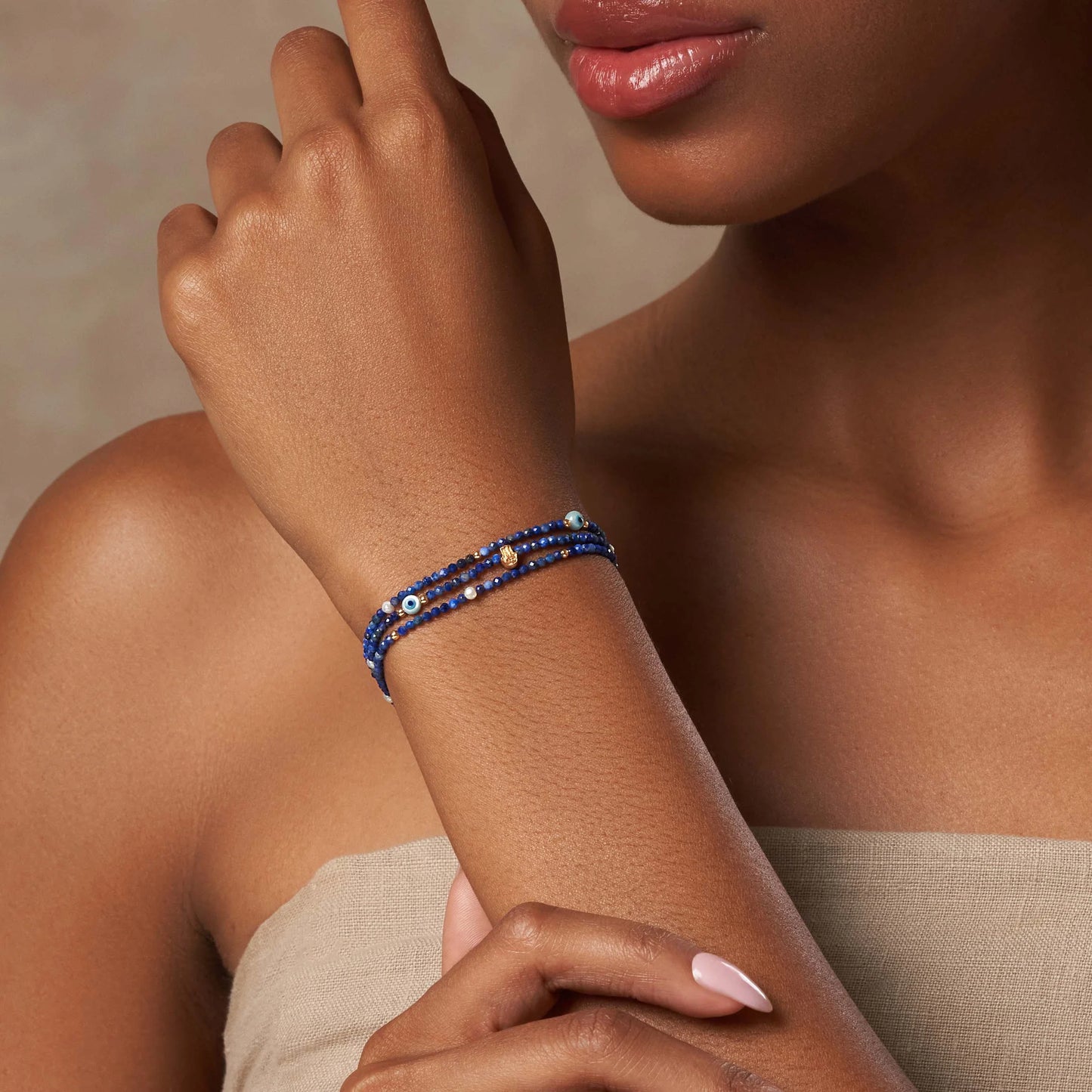 Determined Spirit - Lapis Lazuli September Birthstone Wrap