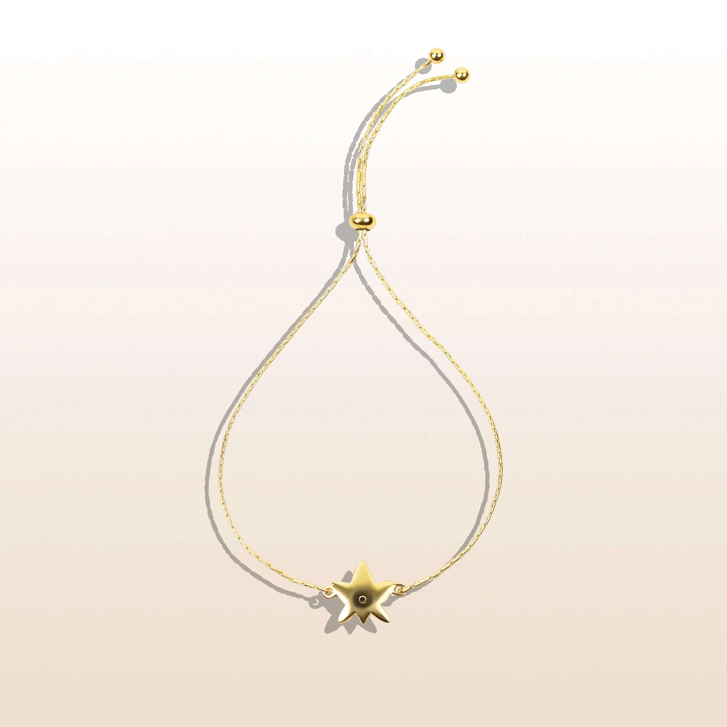 In Full Bloom Diamond Lotus Charm Bracelet