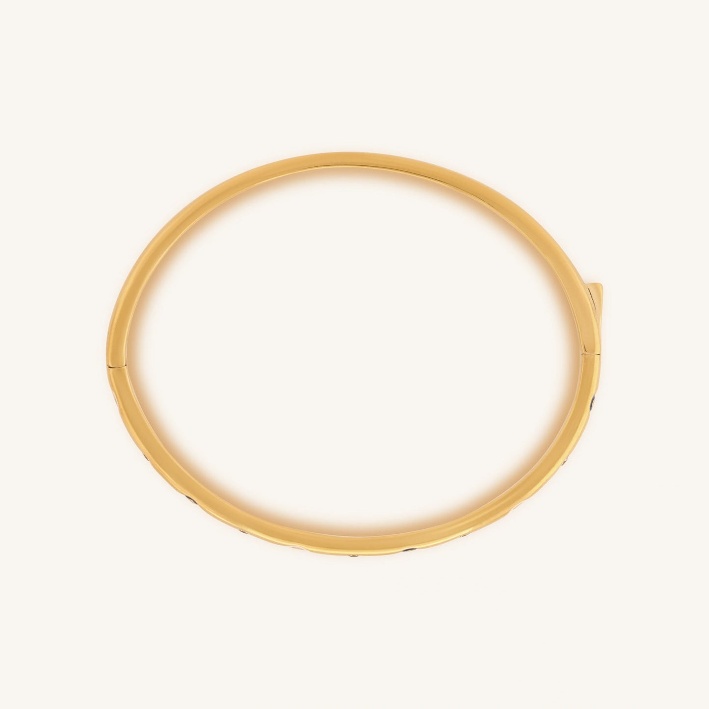 Soulful Rejuvenation Gold Evil Eye Cuff Bracelet