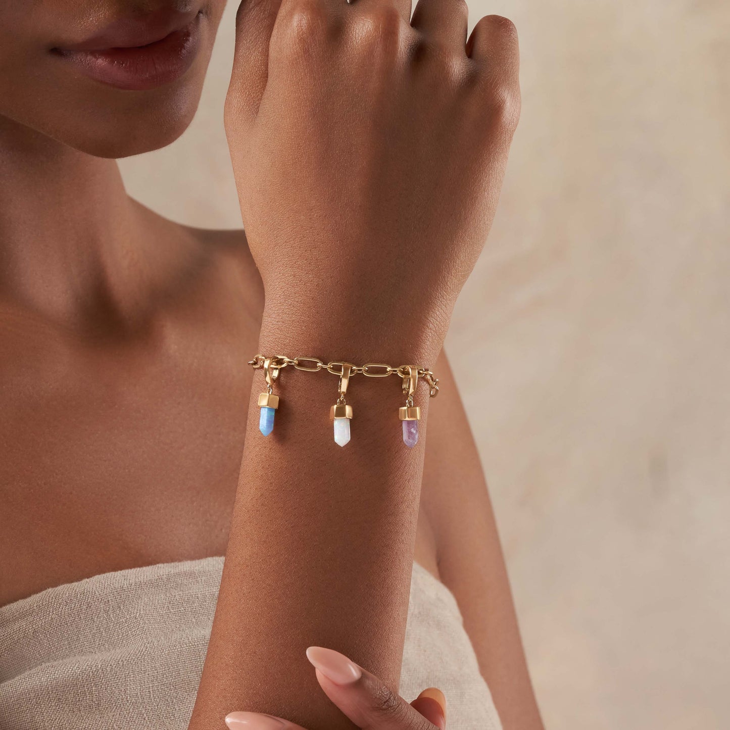 Joy Seeker - Blue Opal Pointer Charm