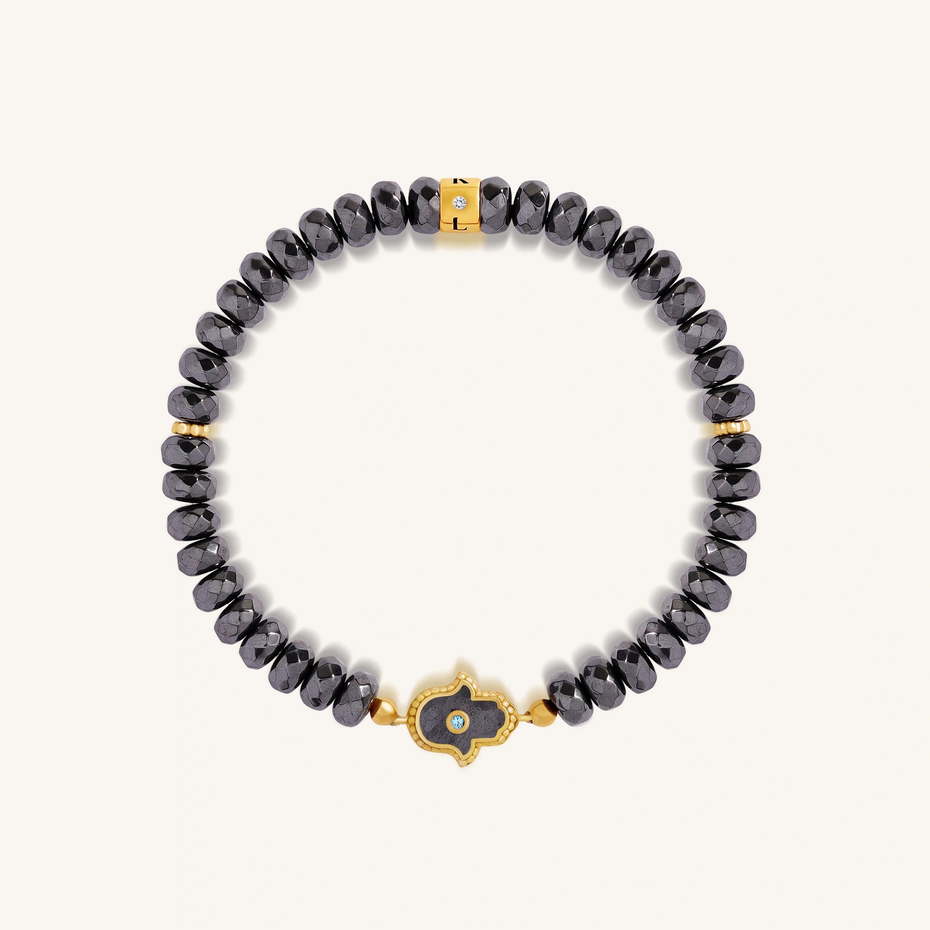 Guardian Spirit – Hematite & Aquamarine Bracelet