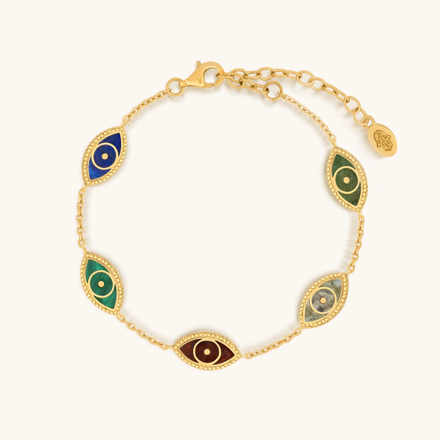 Constant Guardian Evil Eye Multi-Stone Bracelet