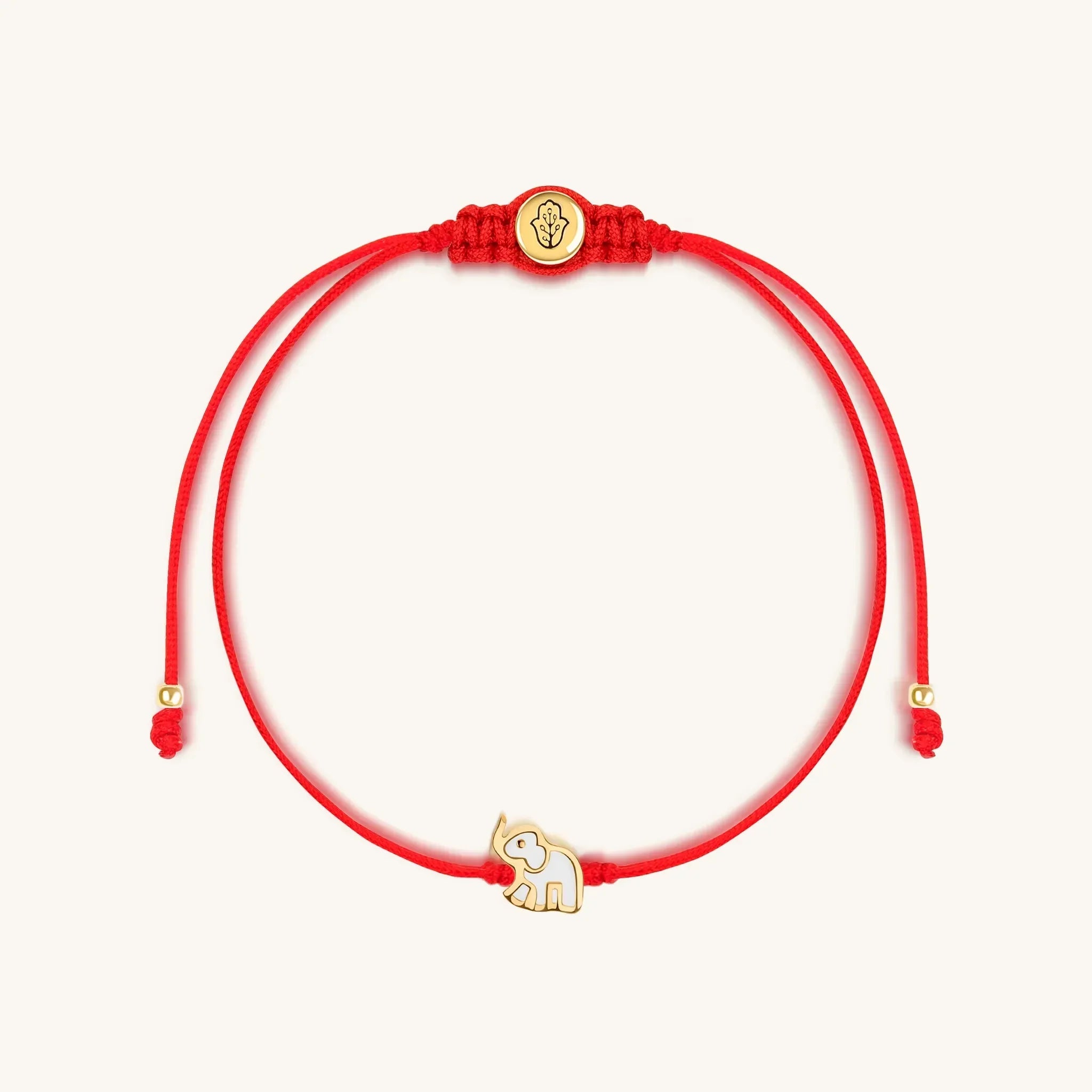 Enduring Unity - Elephant Red String Bracelet