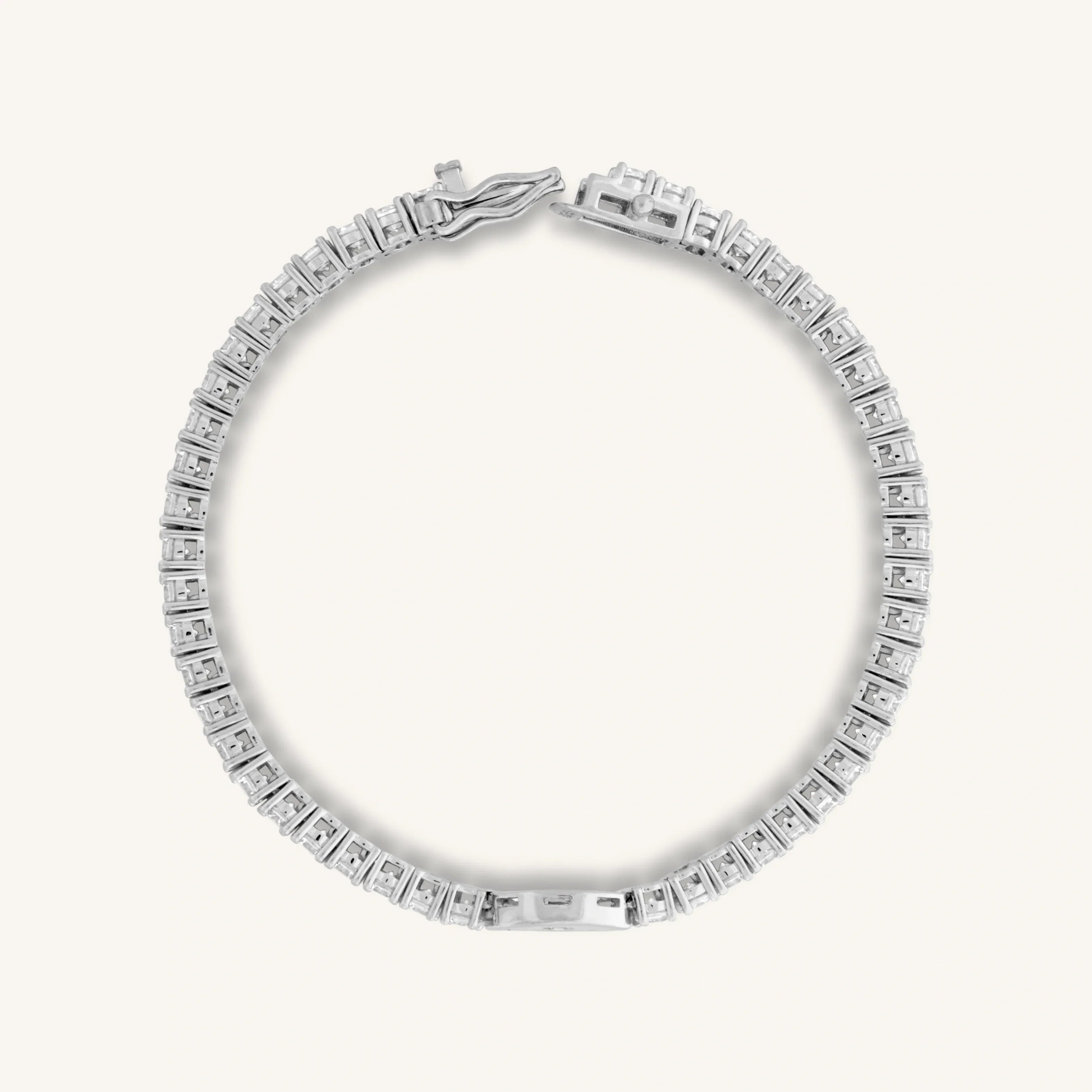 Elevated Vibrations Silver Tennis Bracelet