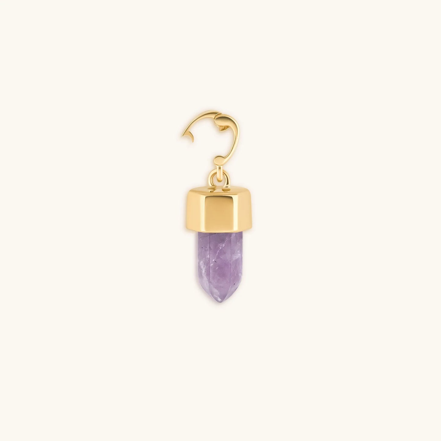 Comfort and Calm - Amethyst Pointer Charm