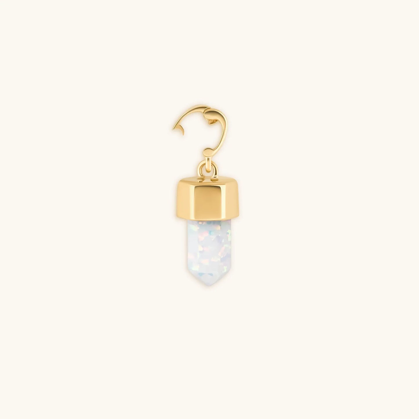 Dream Seeker - White Opal Pointer Charm