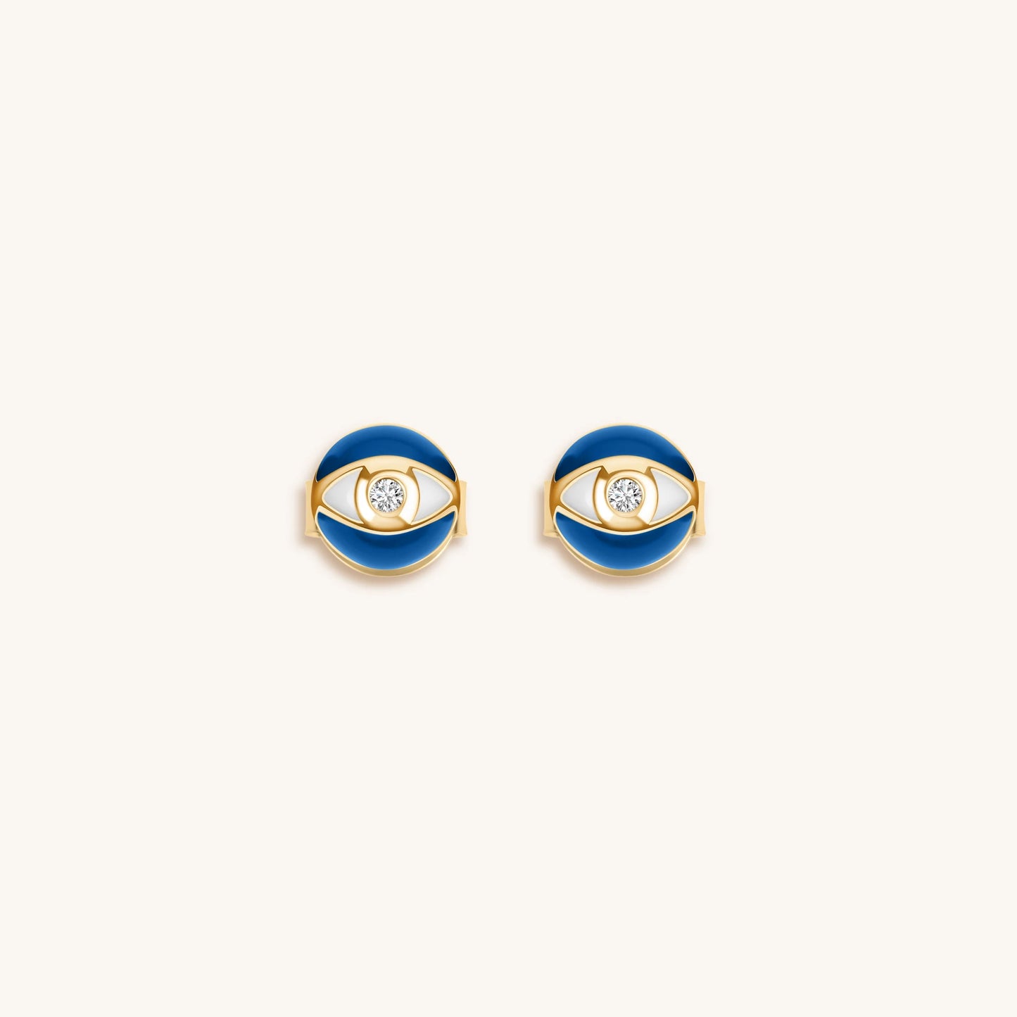 Illuminated Soul - Evil Eye Diamond Earrings