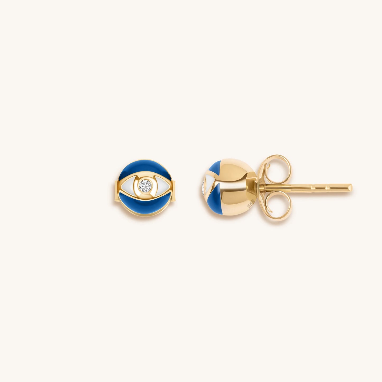 Illuminated Soul - Evil Eye Diamond Earrings
