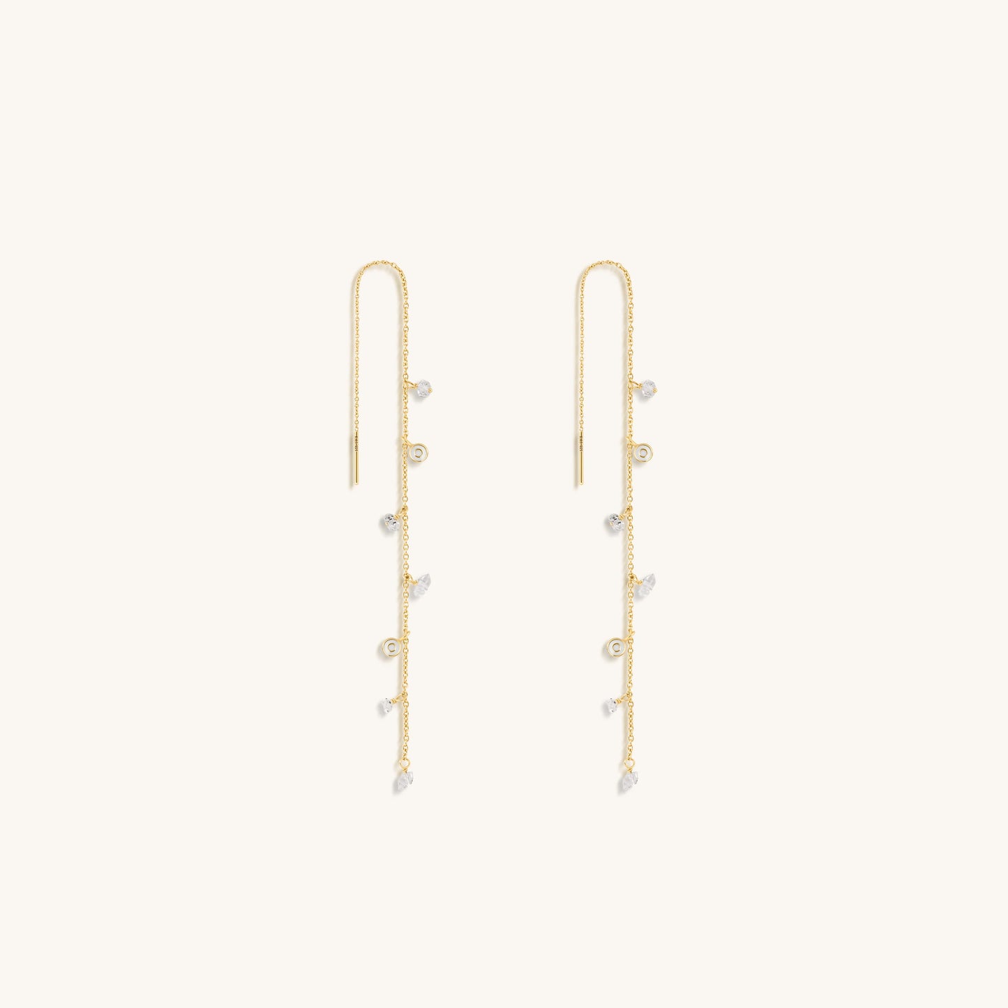 Divine Whispers Threader Earrings