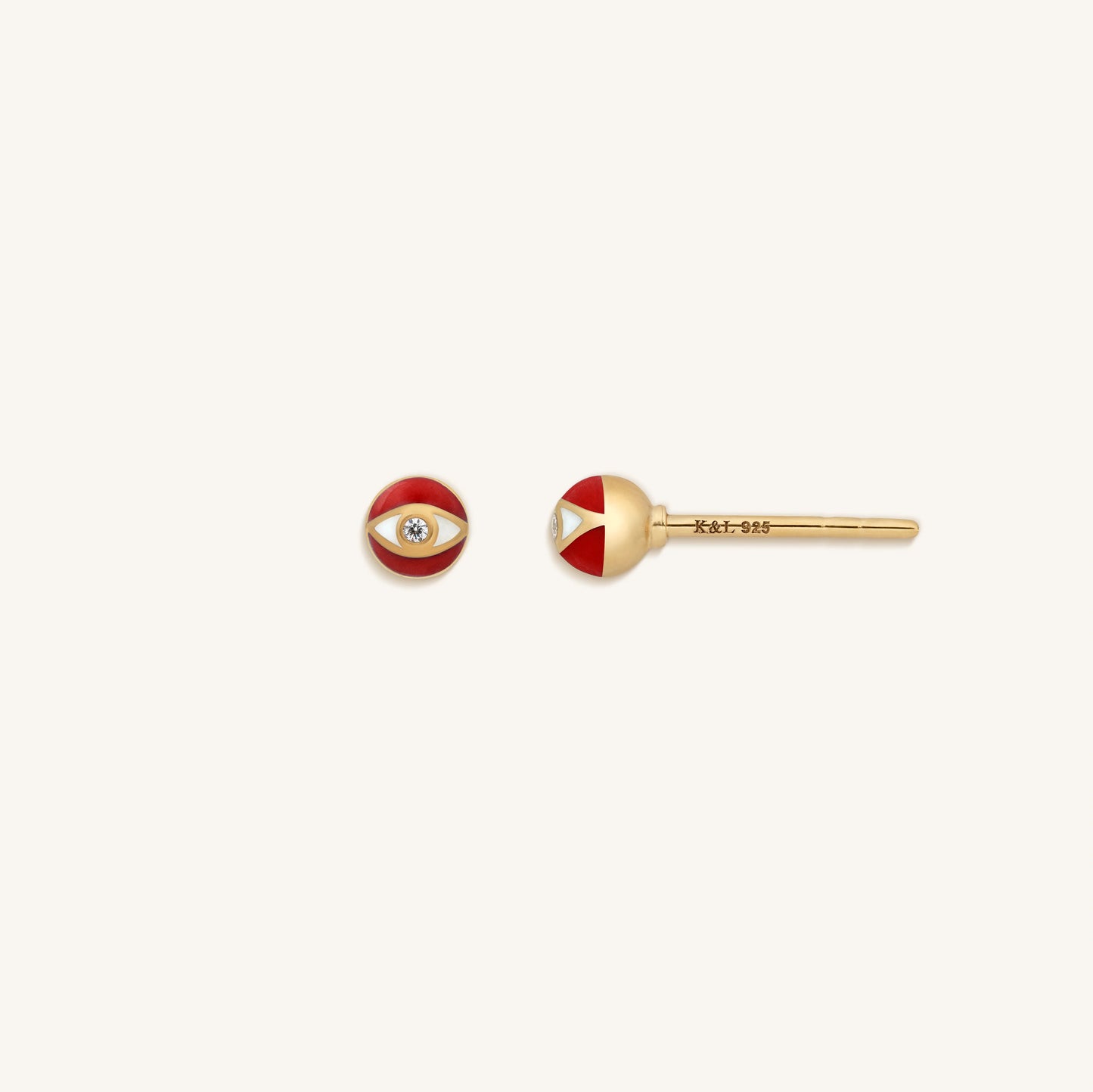 Protected Radiance Evil Eye Diamond Earrings