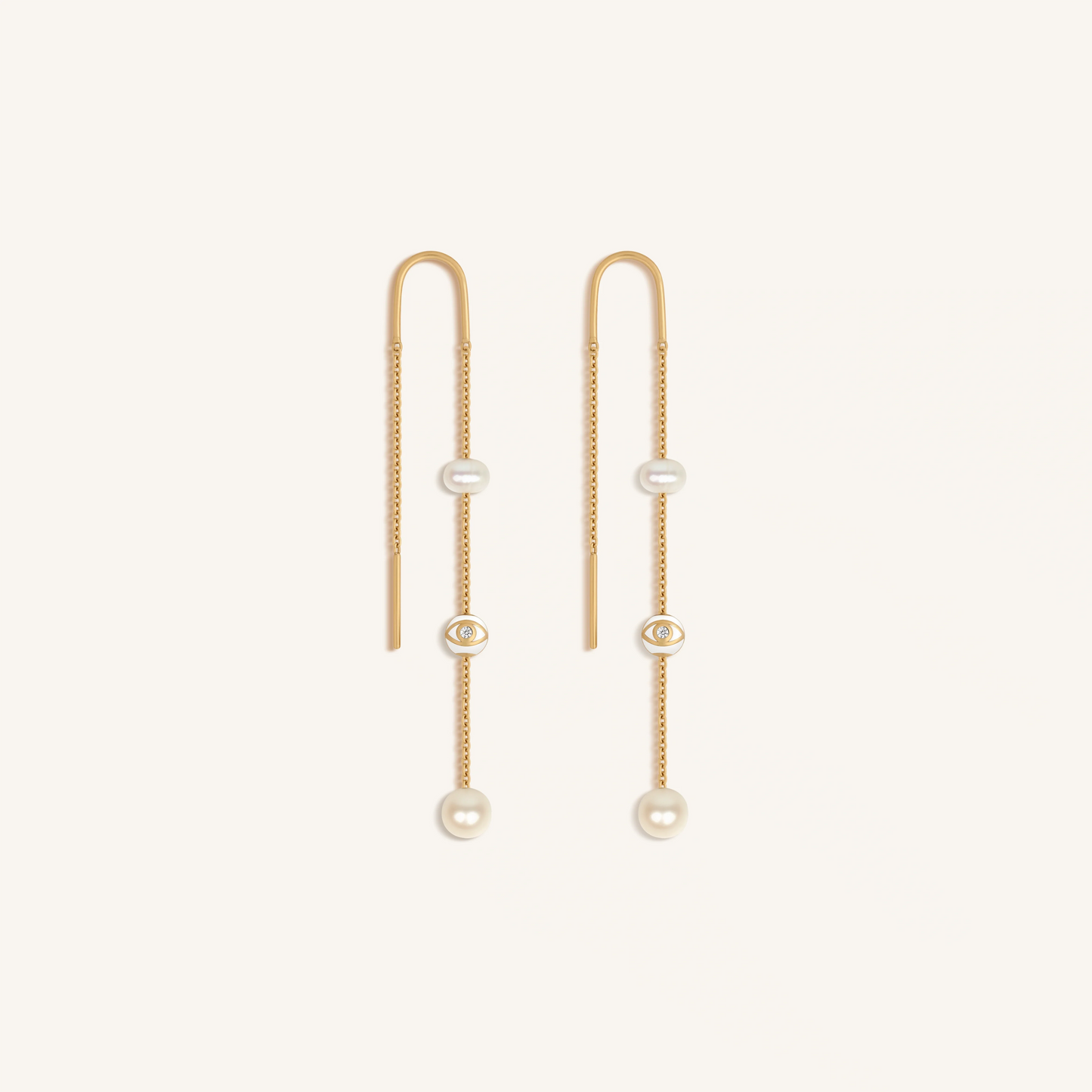 Eternal Hope Pearl Thread Earrings