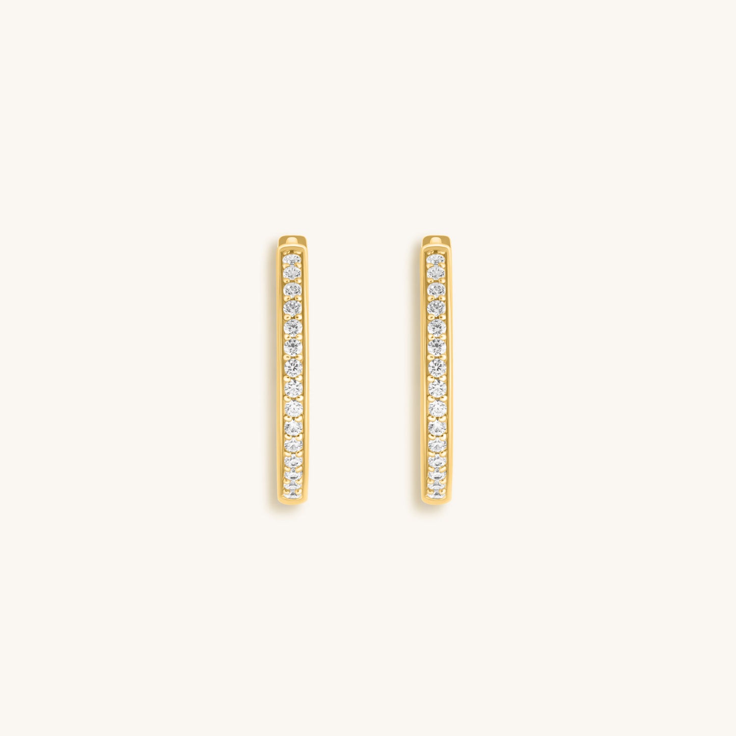 Sparkling Soul - Gold Hoop Earrings