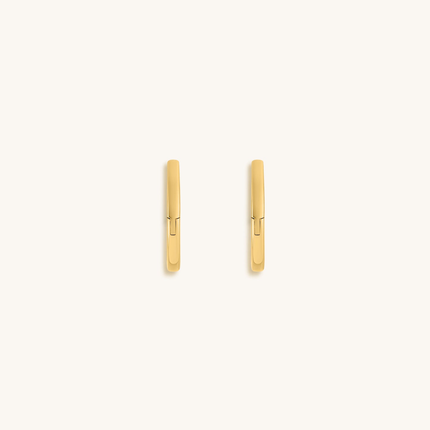 Flow of Energy - Gold Hoop Earrings