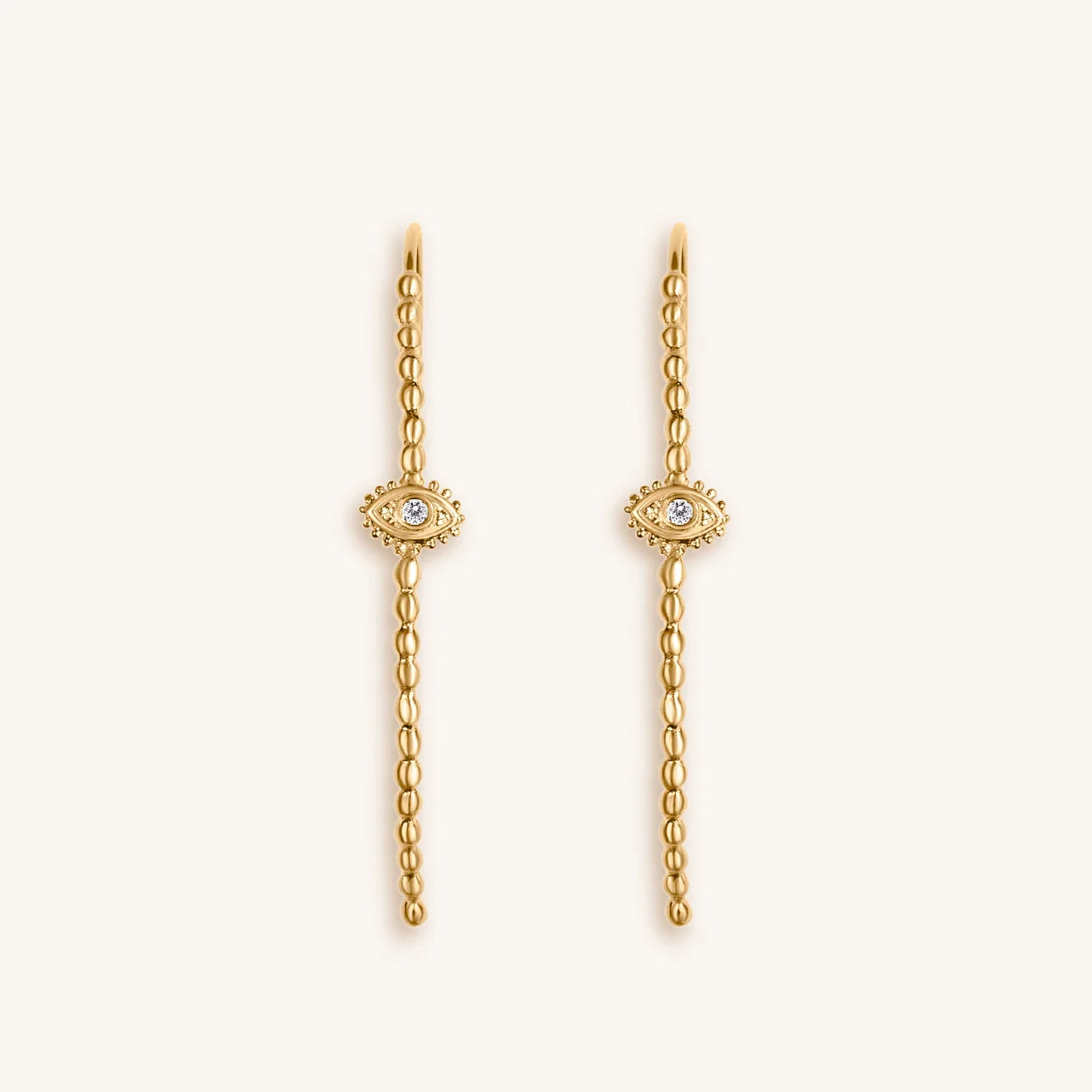 Divine Protection - Evil Eye Hoop Earrings