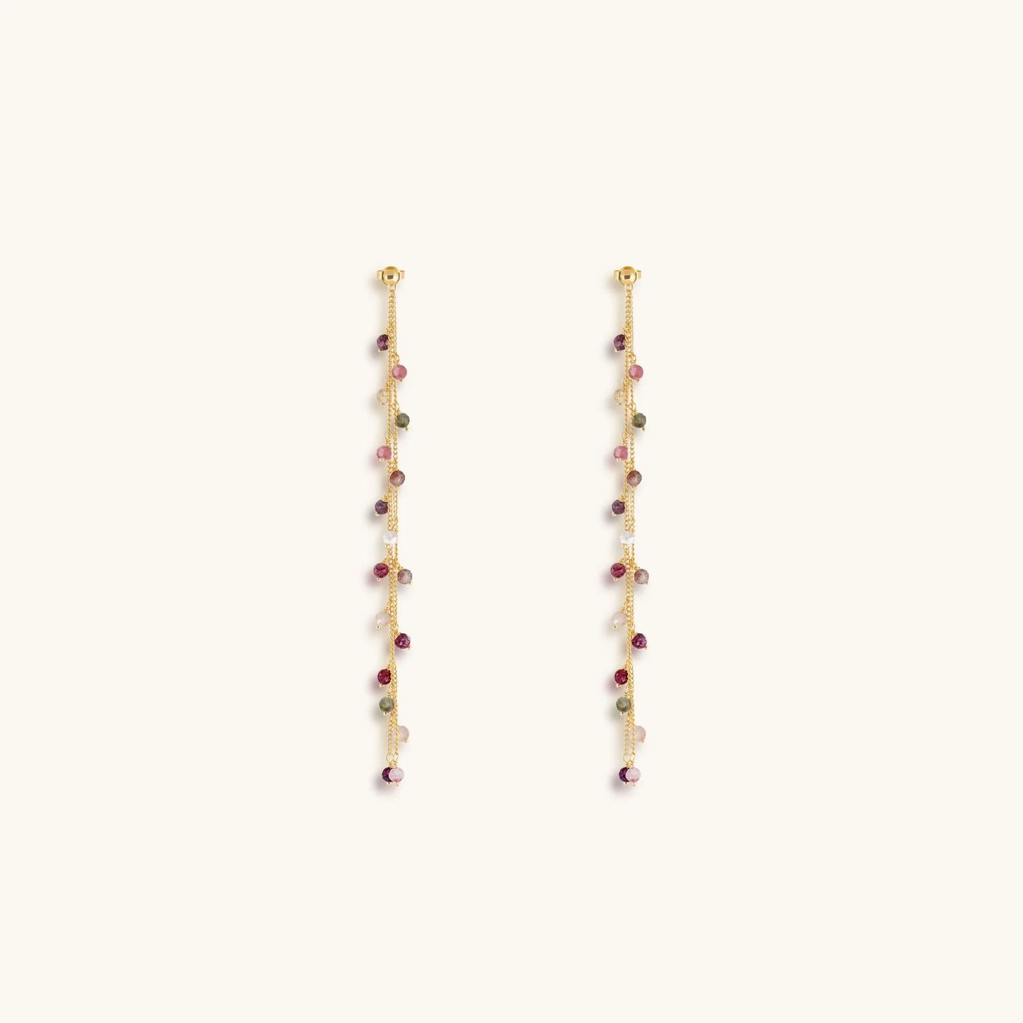 Harmony's Radiance Tourmaline Drop Earrings