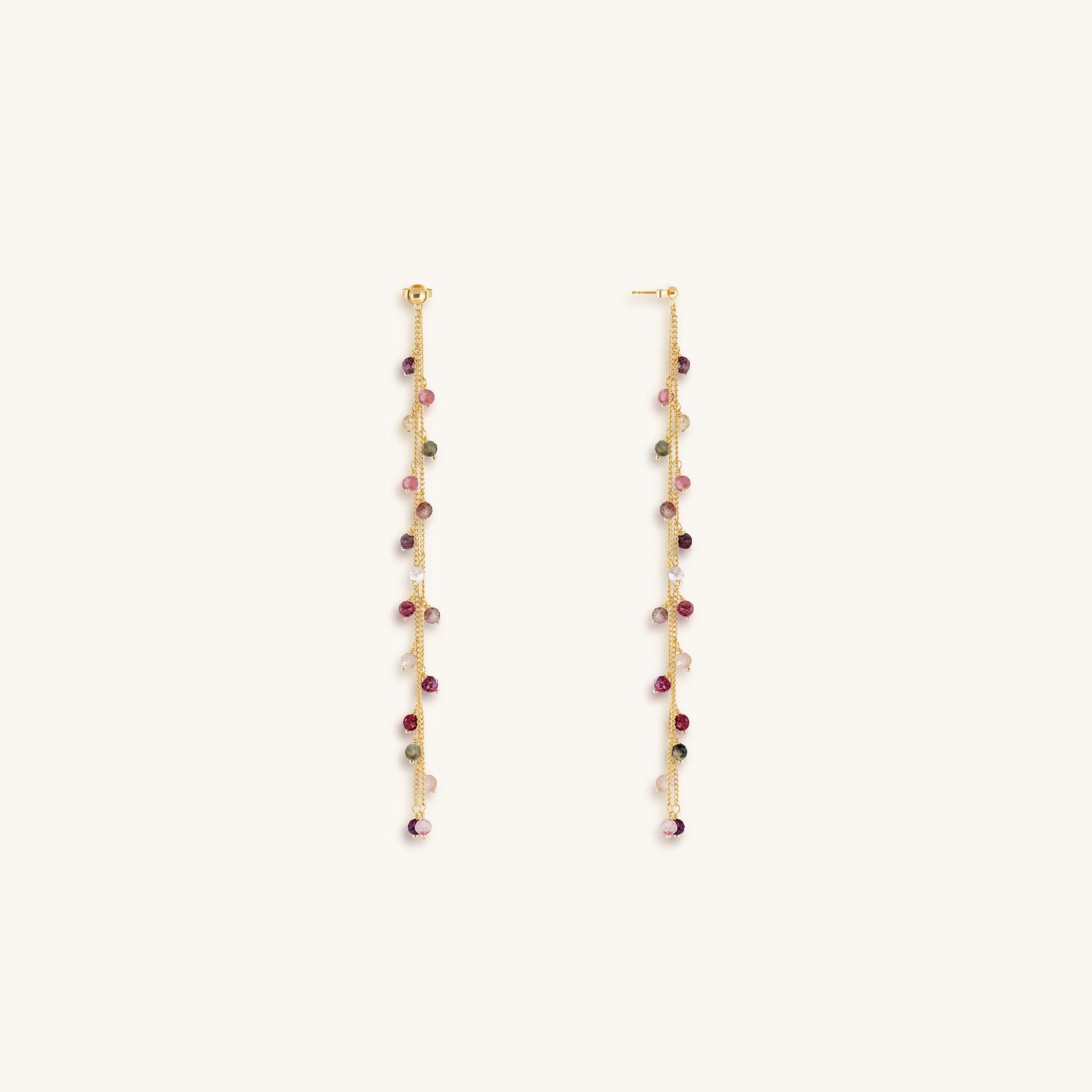 Harmony's Radiance Tourmaline Drop Earrings