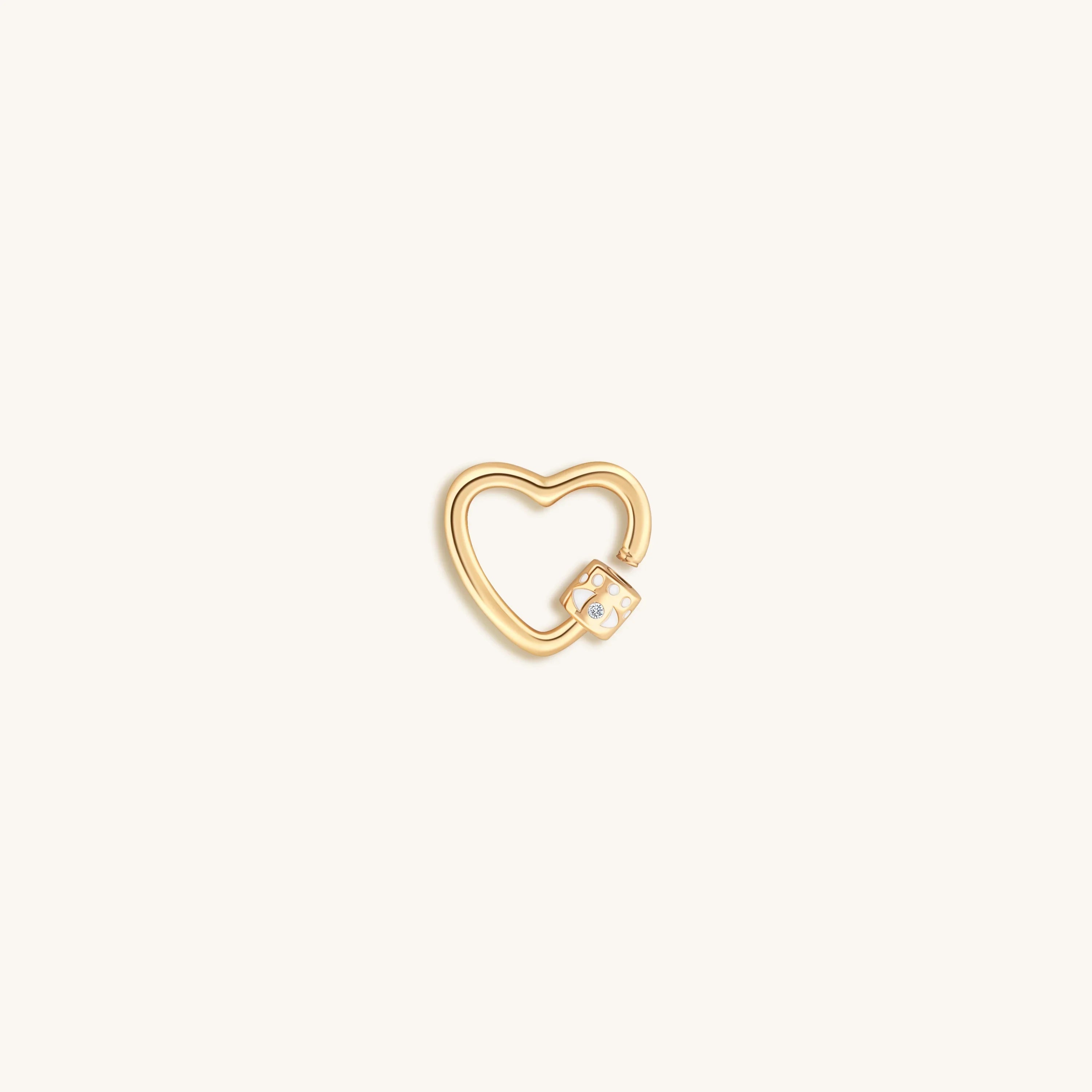 Latched in Love - Gold Heart Lock