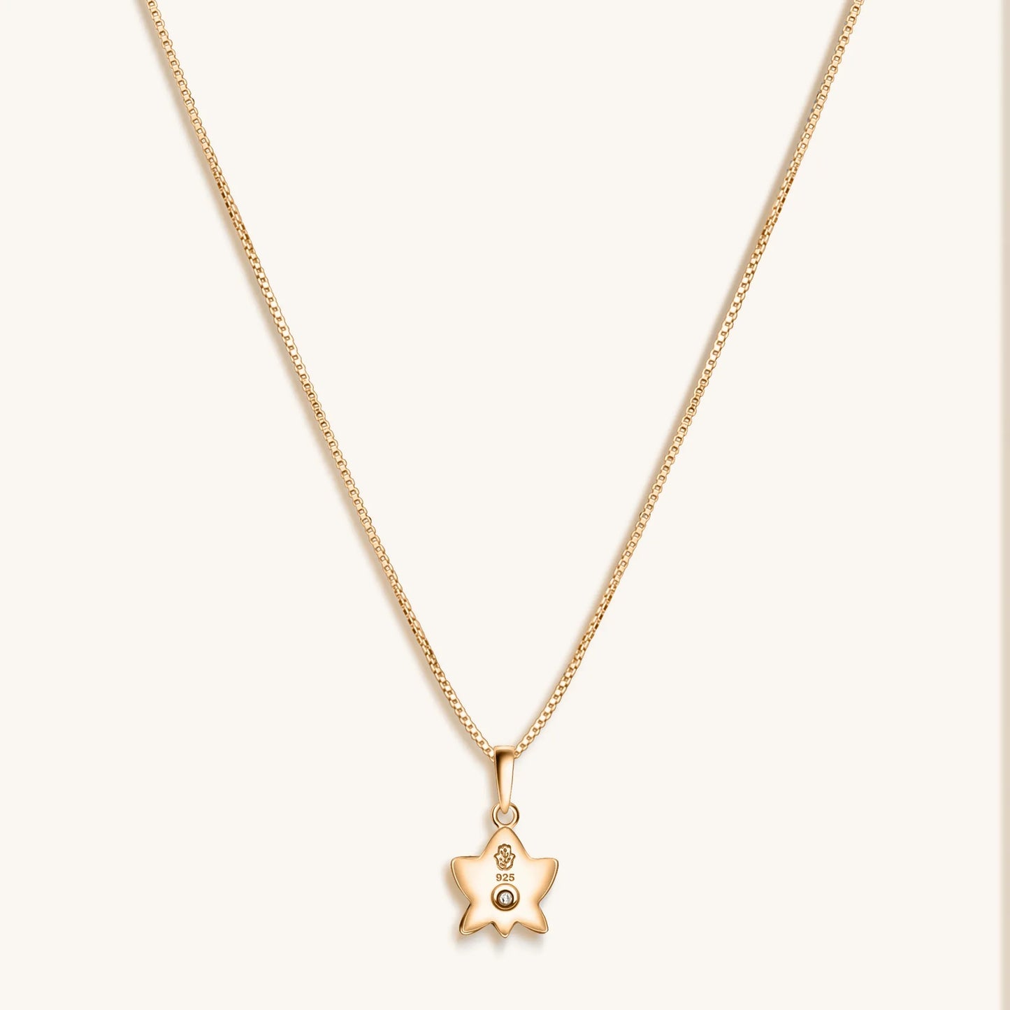 Emerging Beauty Lotus Pendant Necklace