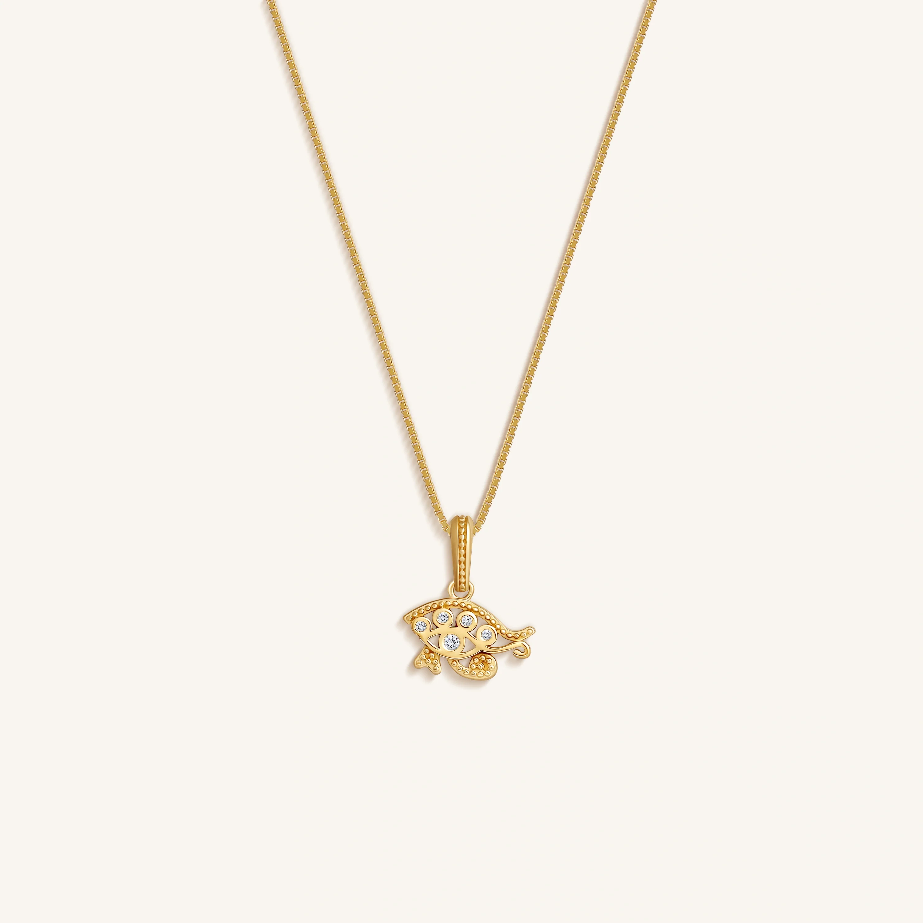 Divine Insight Eye of Horus Protection Necklace