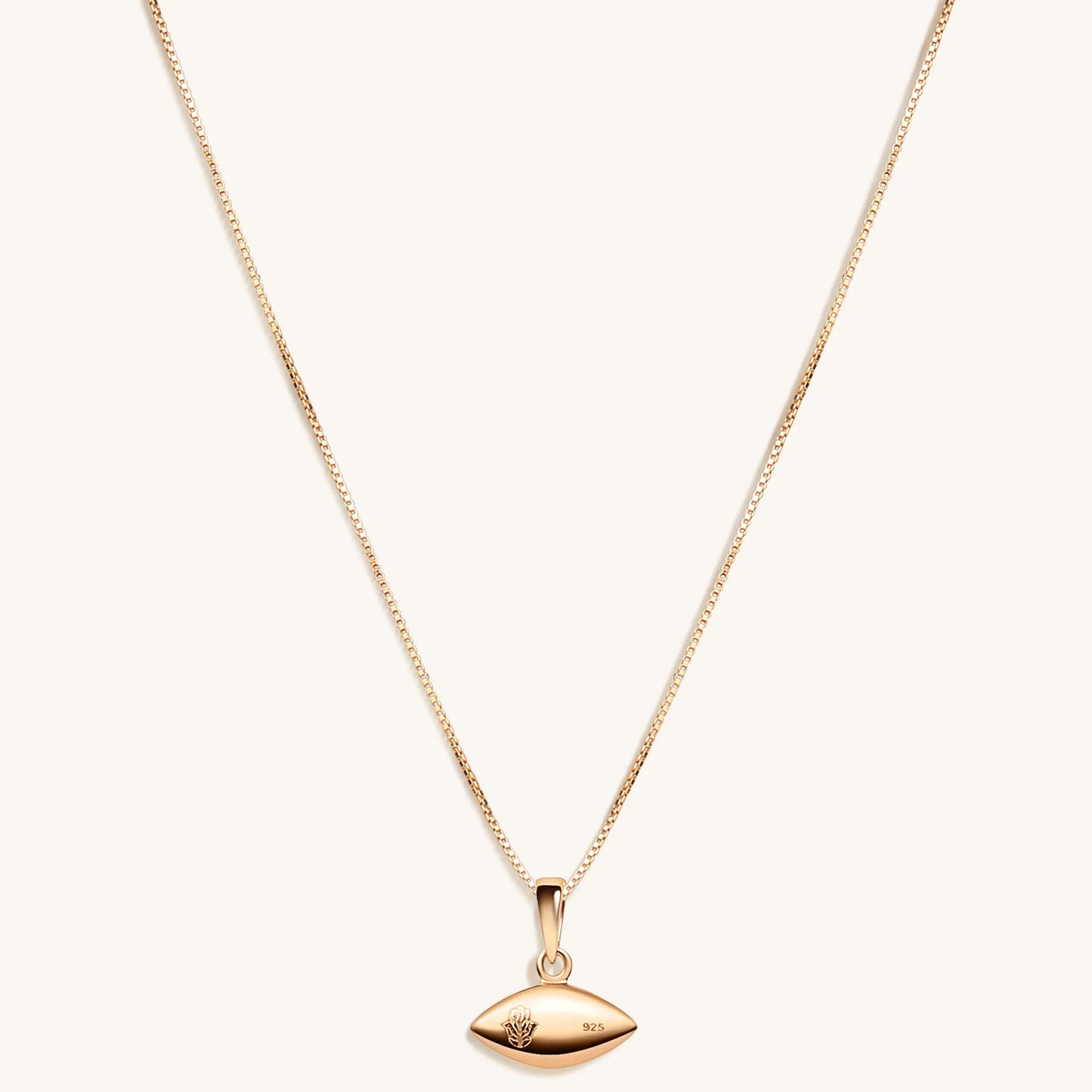 Radiant Happiness Evil Eye Pendant Necklace