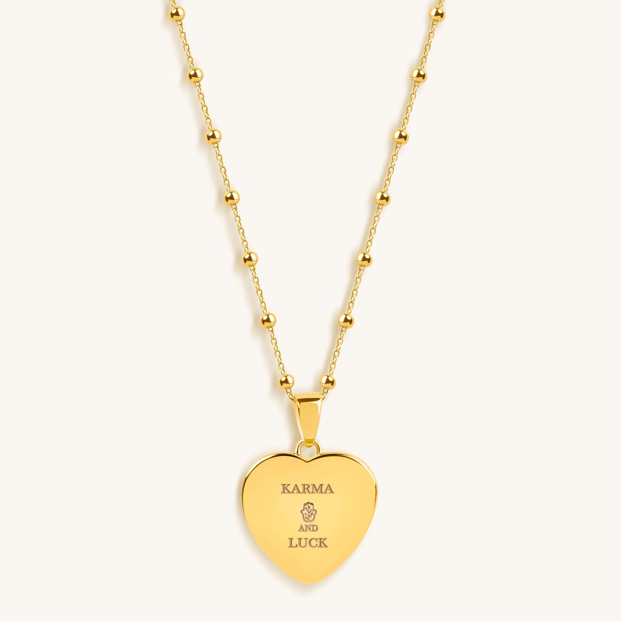 Grounded in Love - Black Onyx Heart Diamond Evil Eye Necklace