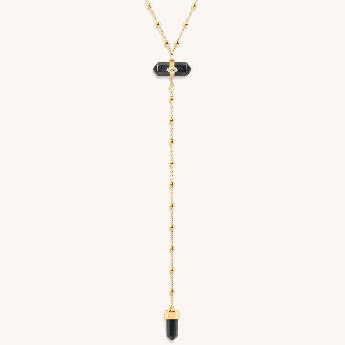 Creator of Positivity - Hematite Evil Eye Necklace