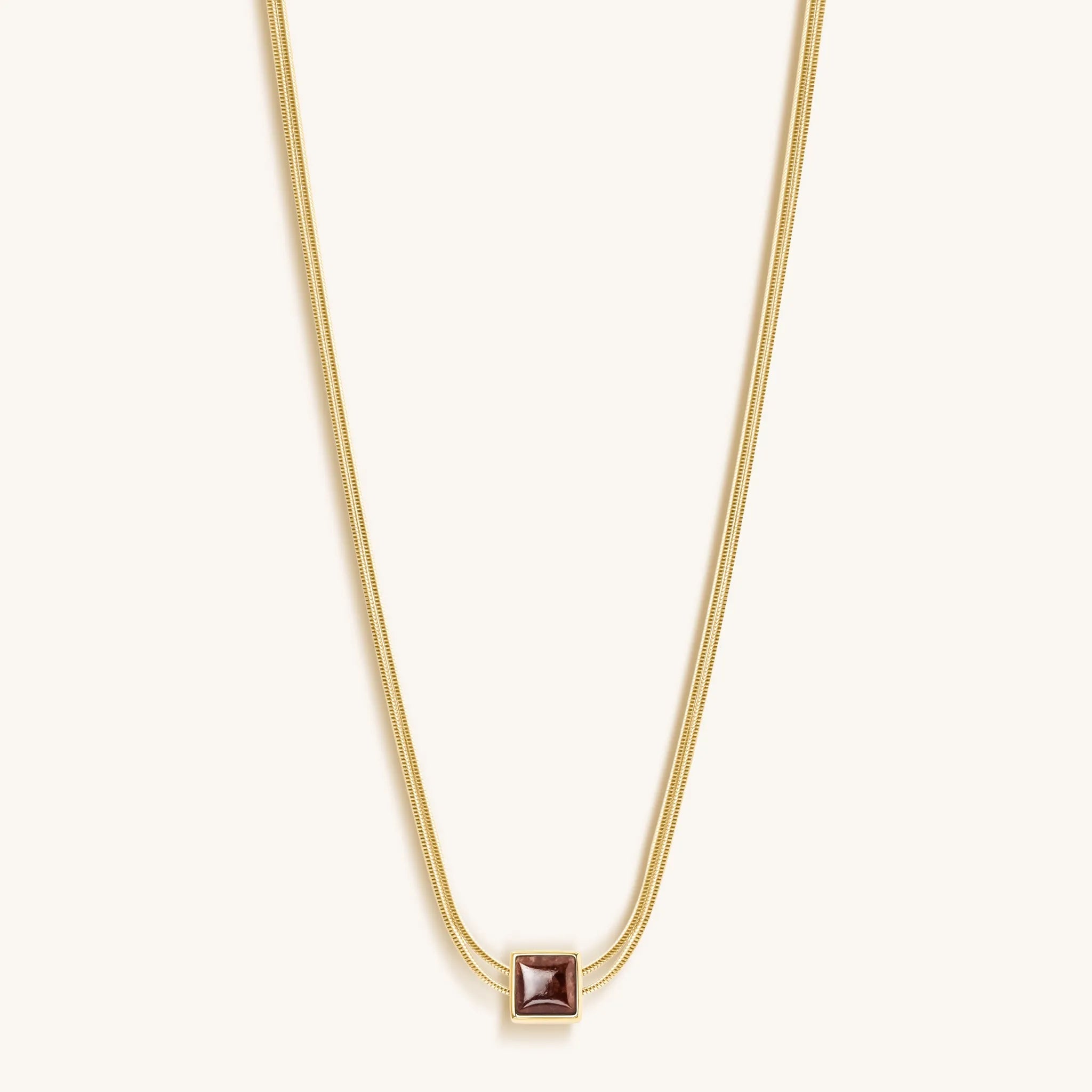 Love & Cherish - Ruby Evil Eye July Birthstone Necklace