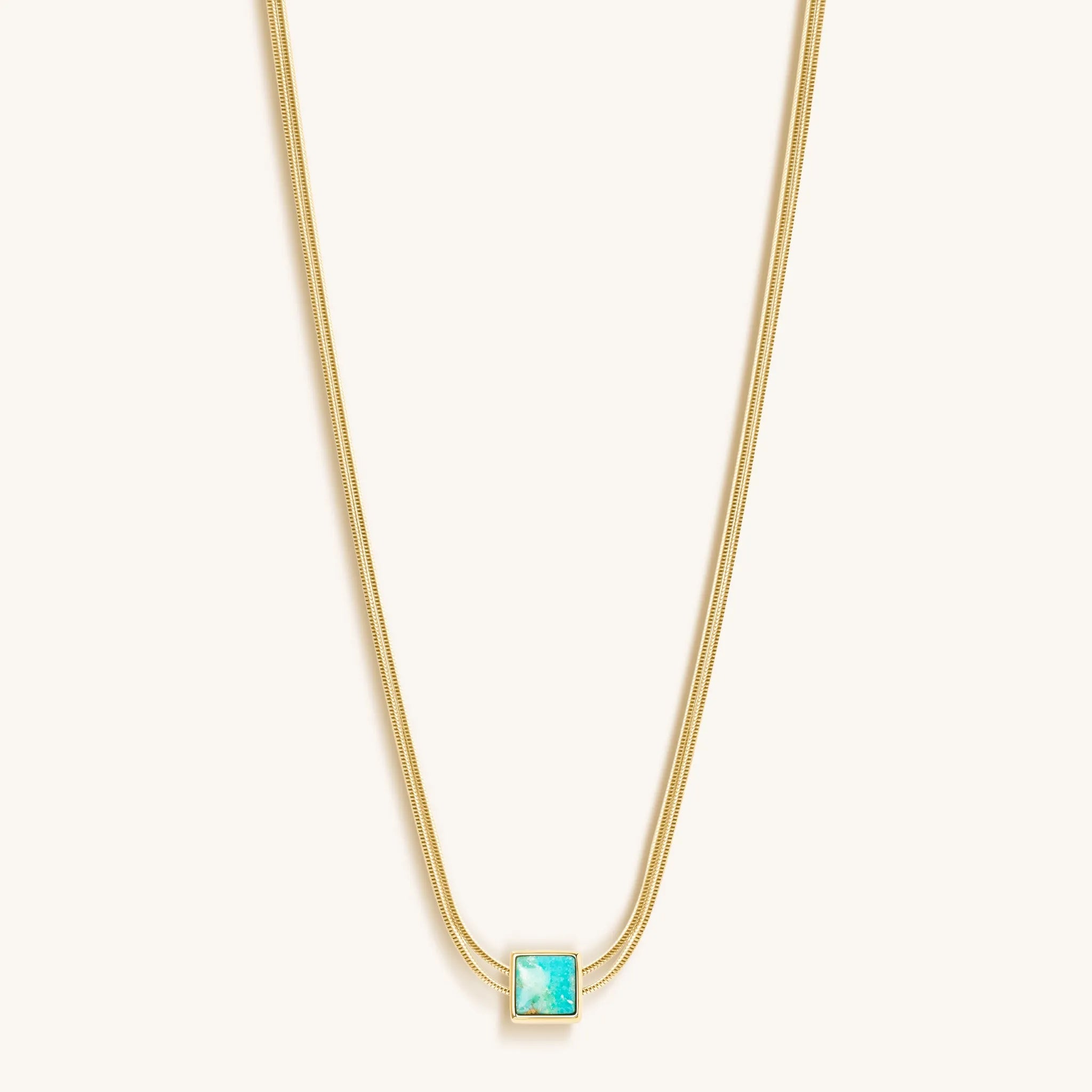 Soothe & Heal - Turquoise Evil Eye December Birthstone Necklace