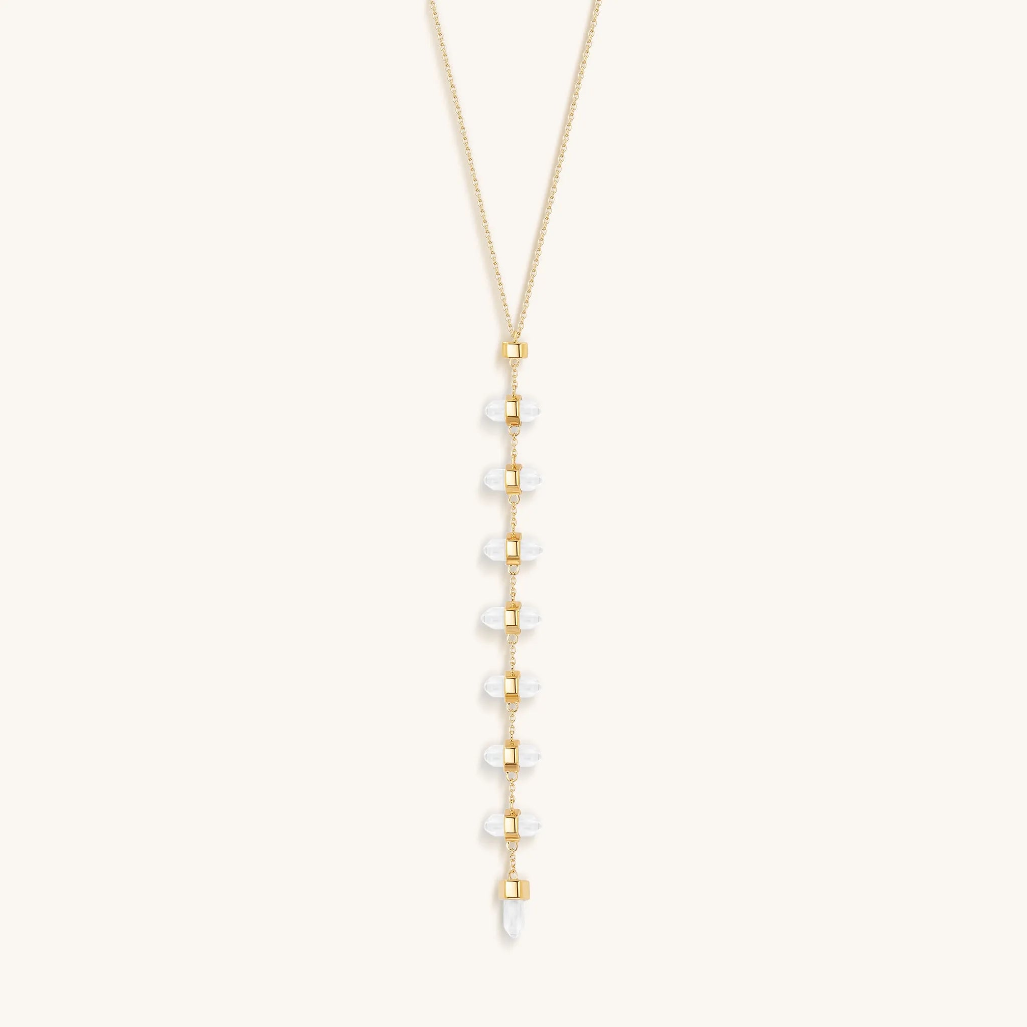Magnified Vibrations - Clear Quartz Necklace