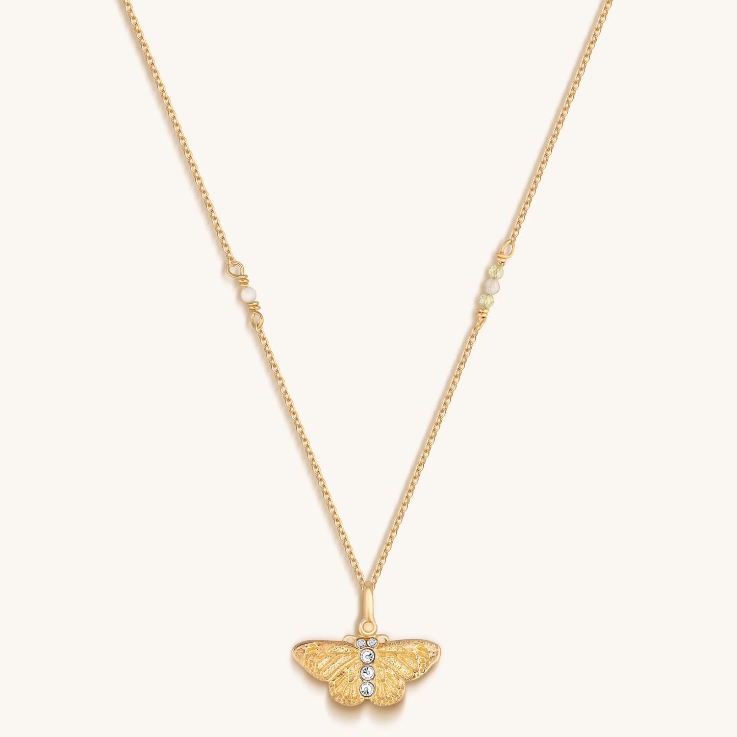 Spontaneous Joy - Butterfly Pendant Necklace