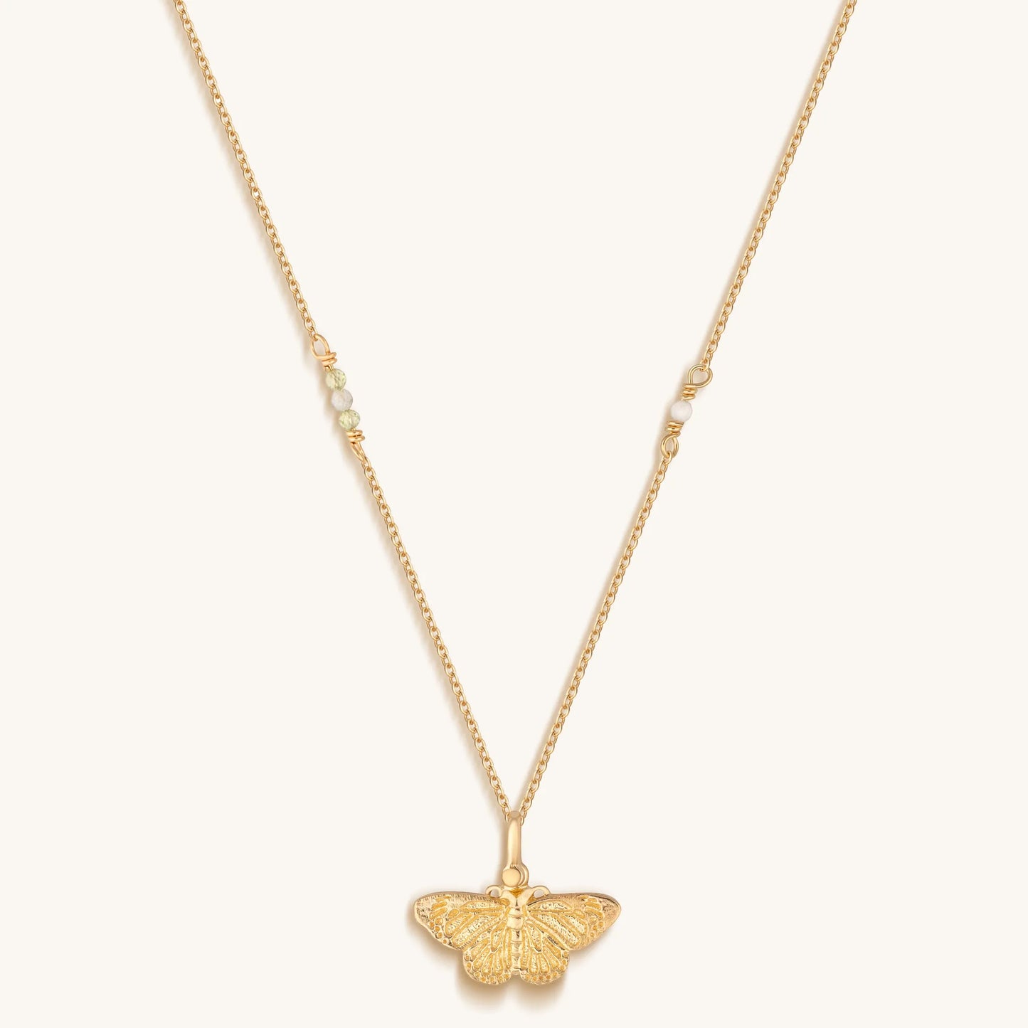Spontaneous Joy - Butterfly Pendant Necklace