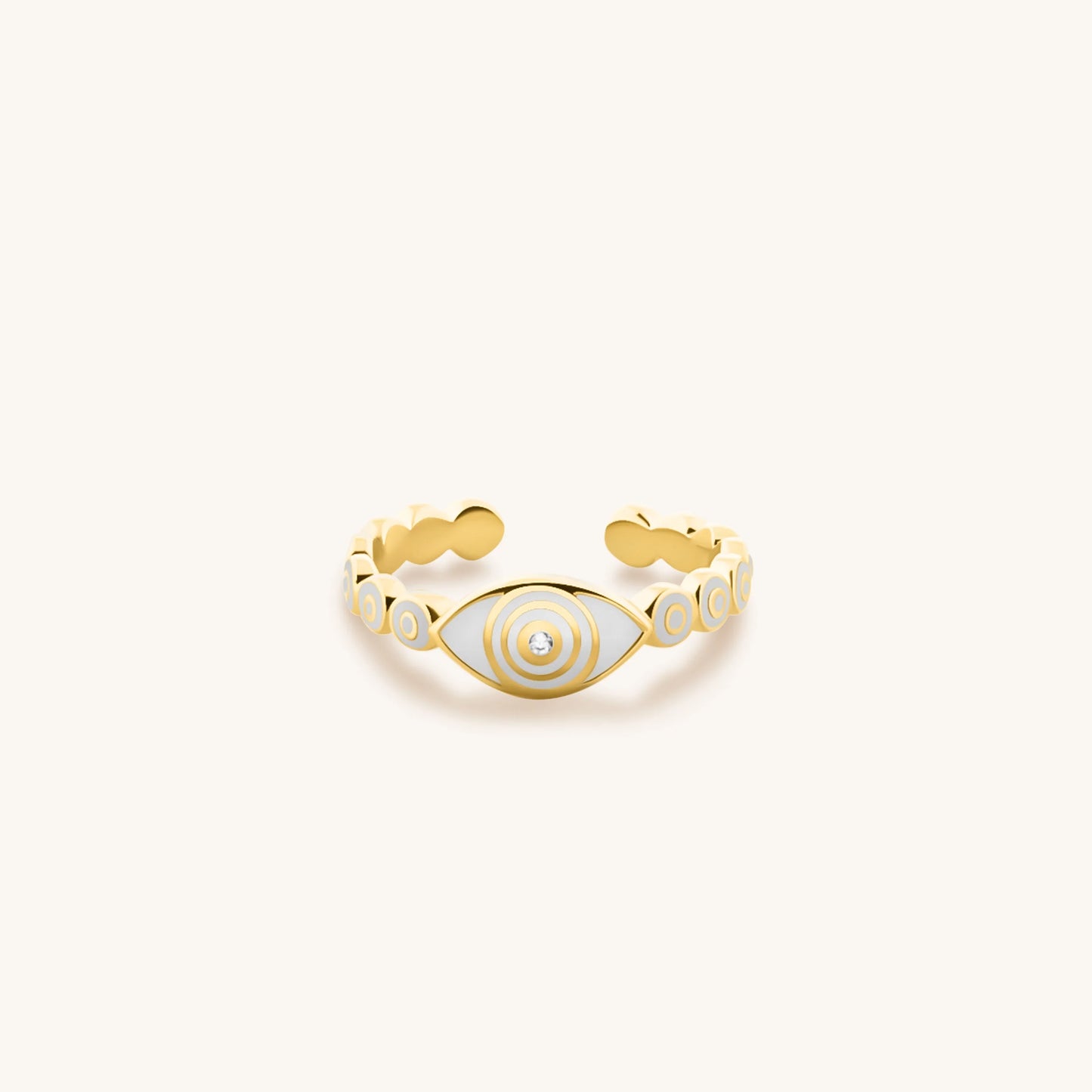 Delightful Peacefulness - Evil Eye Ring
