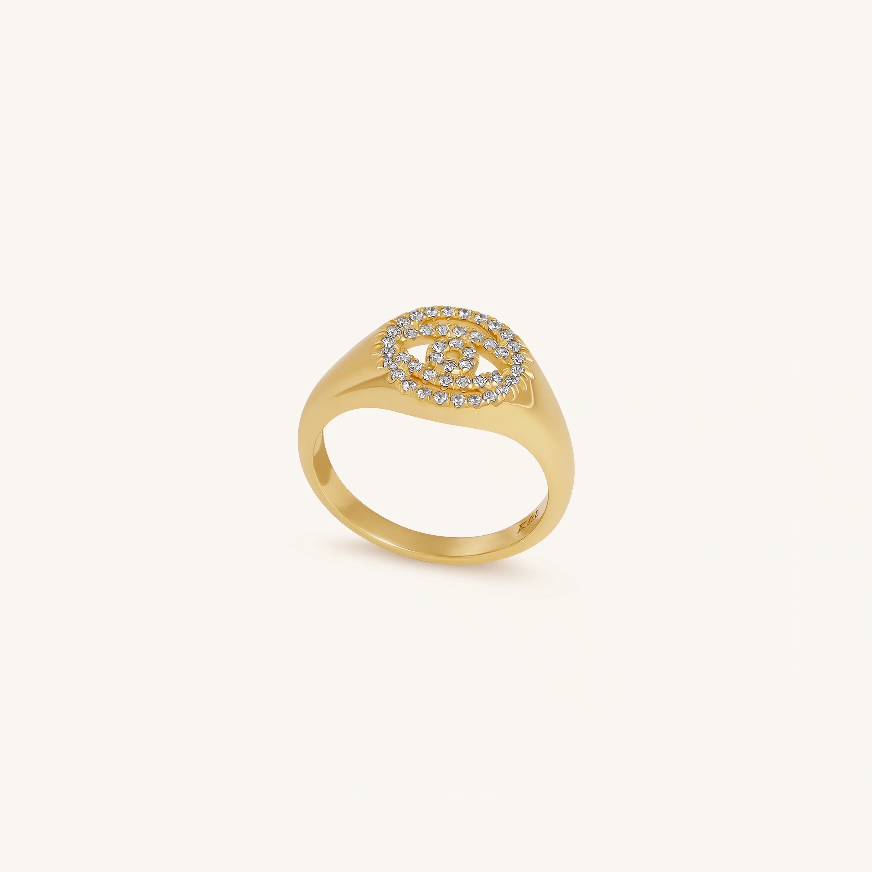Pure Lustre Guardian Evil Eye Ring