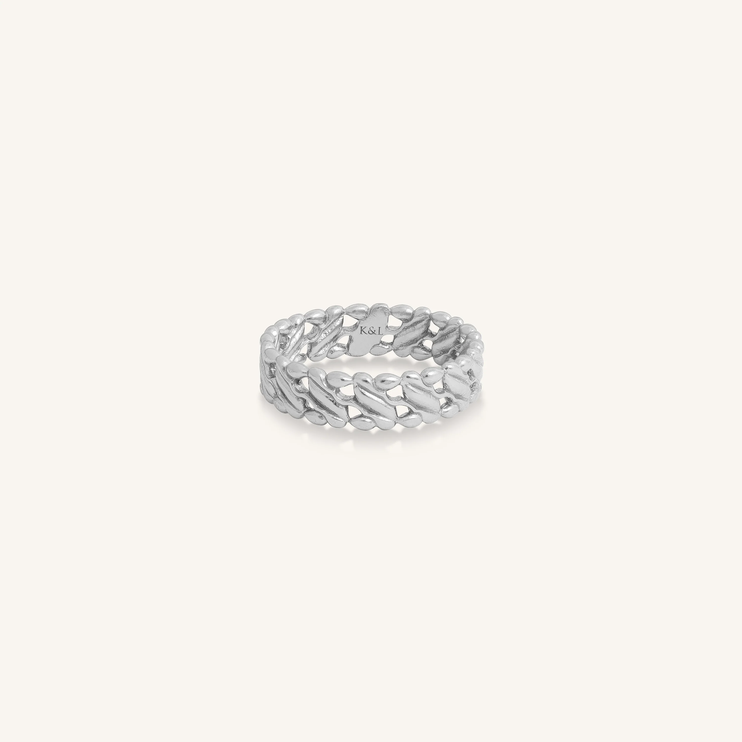Flowing Harmony Sterling Silver Band