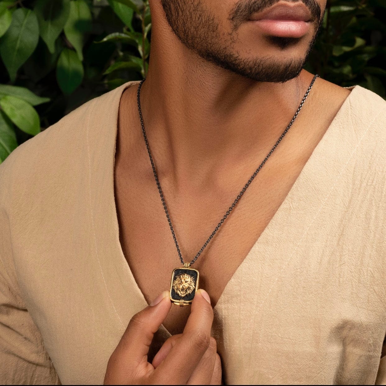 Ultimate Power - Lion Box Pendant Necklace