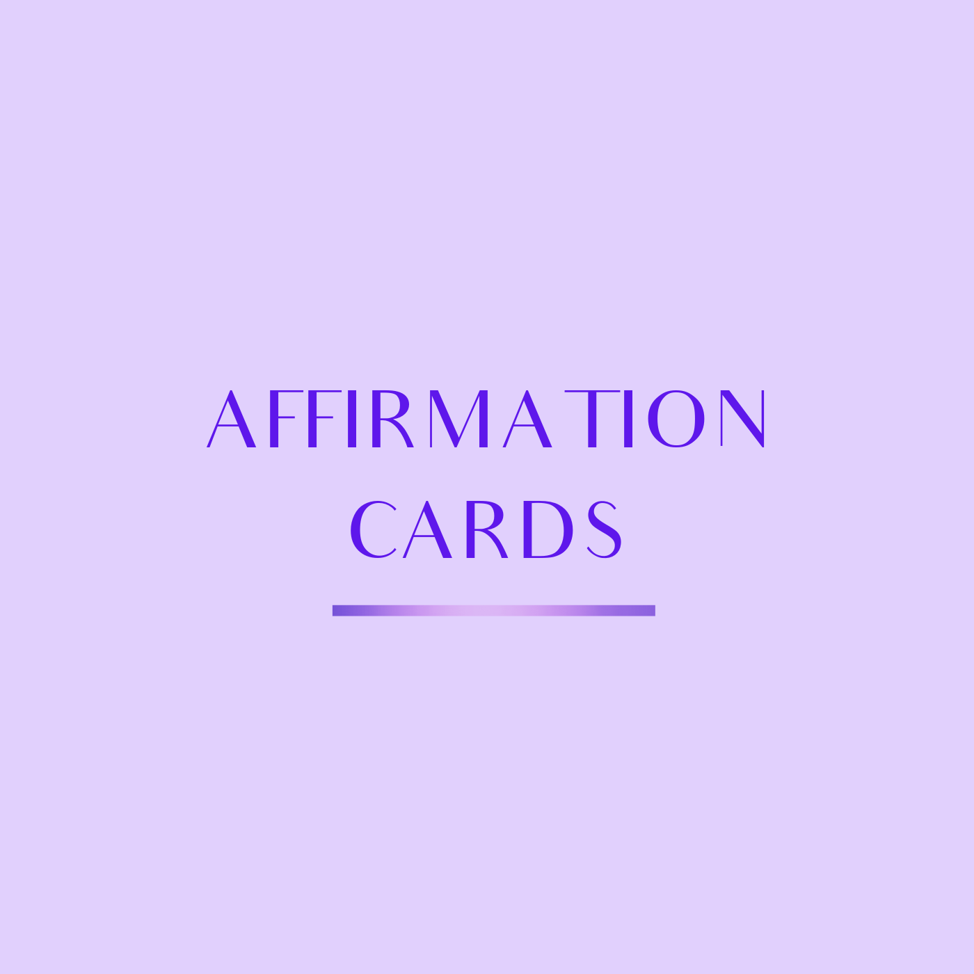 Affirmation Cards